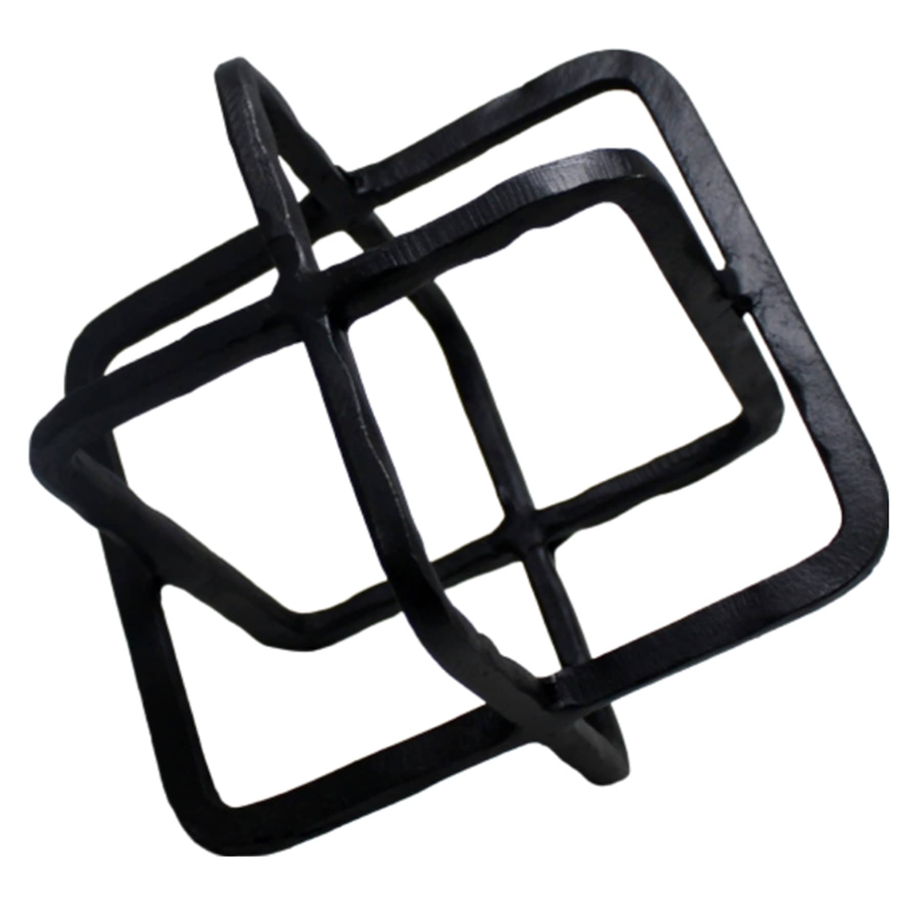 Found & Fable Gold Cube Deco Sculpture, 7"
