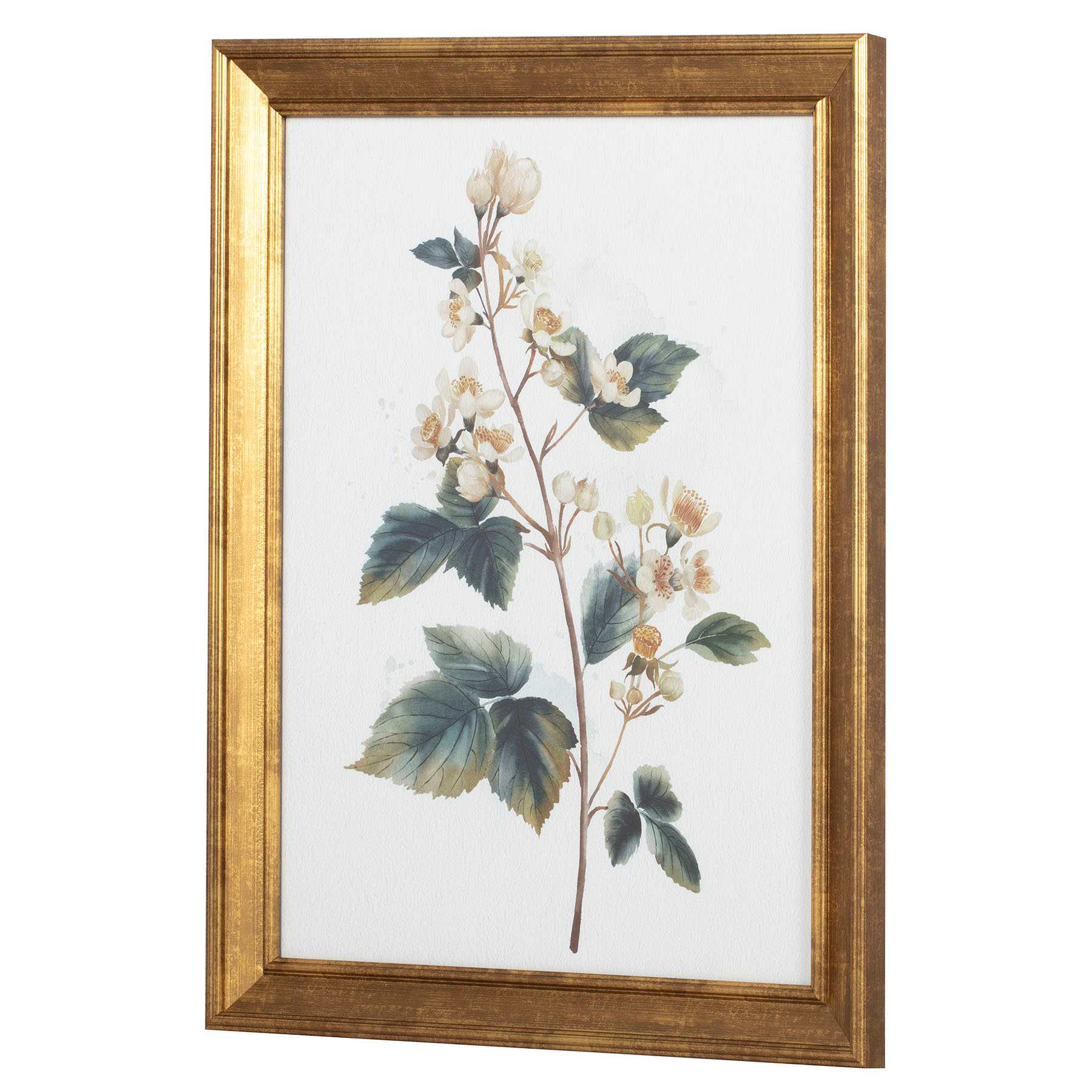Providence Glass Framed Floral Print Wall Art, 16x20