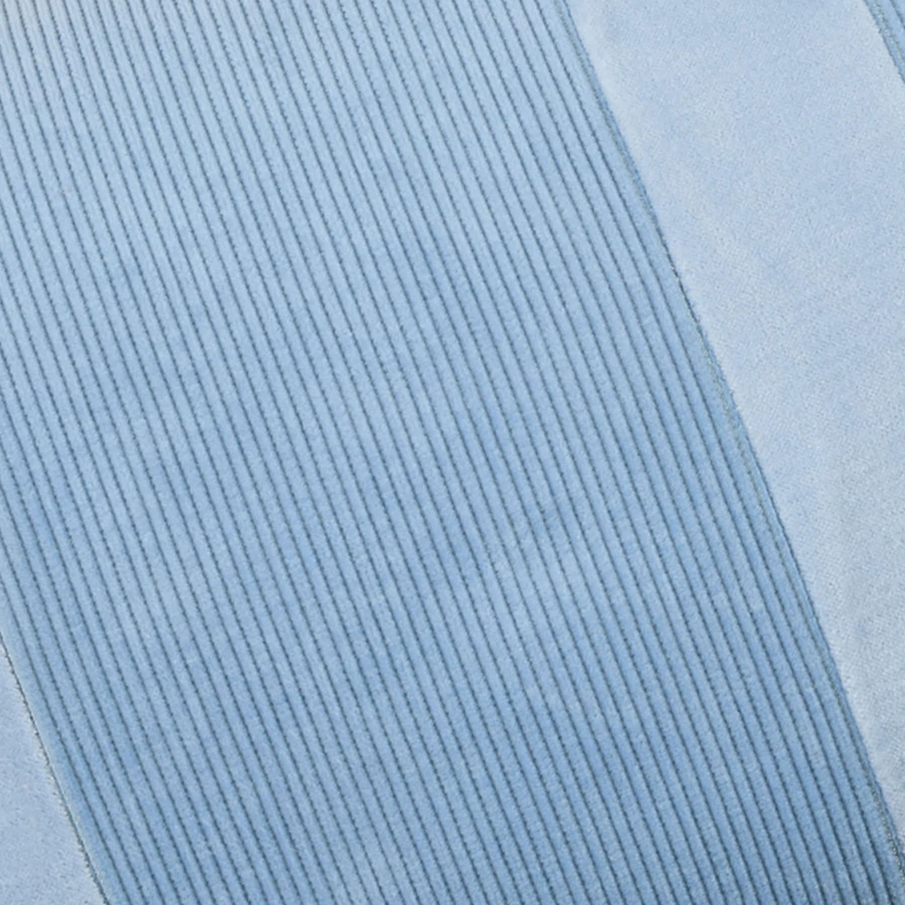 Providence Light Blue Corduroy Velvet Throw Pillow, 14x20