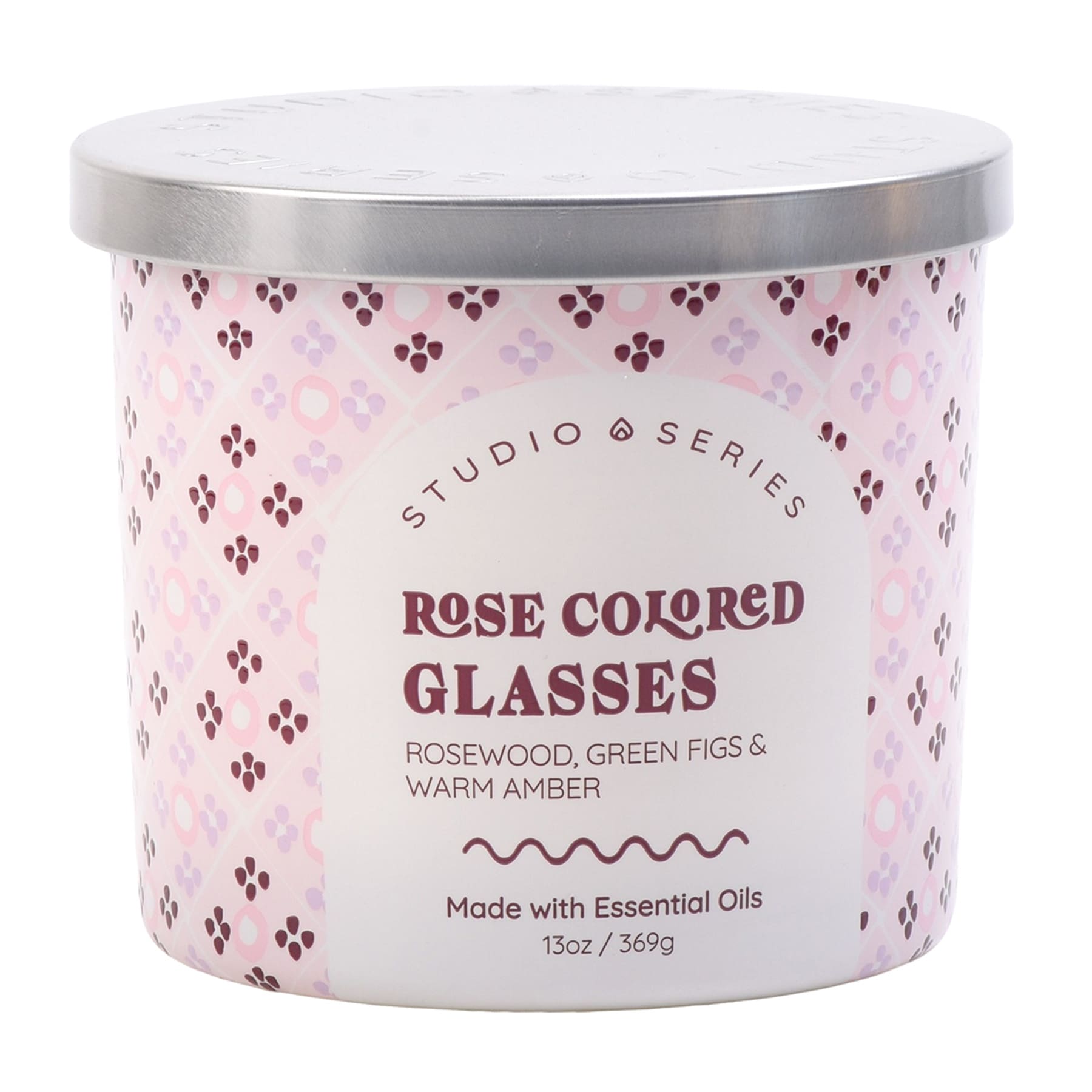 Rose Colored Glasses Scented Jar Candle, 13oz