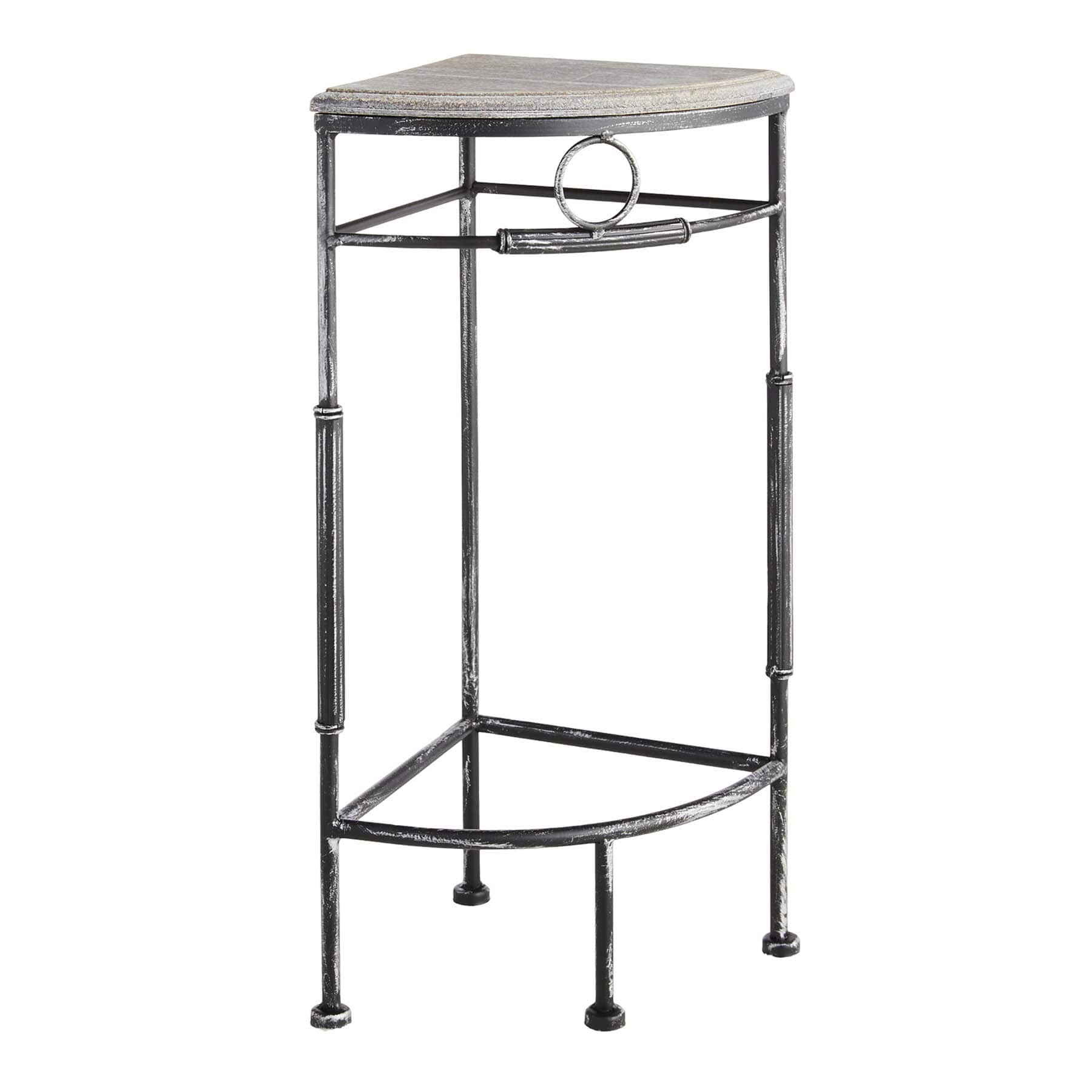 Metal & Wood Plant Stand, Small