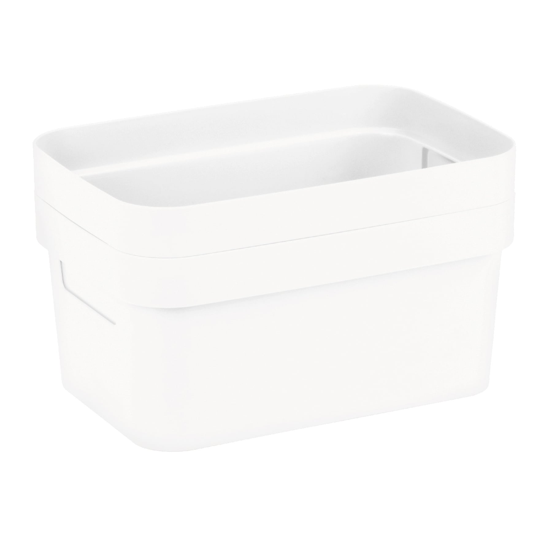 2-Pack White Storage Container, 3.5l