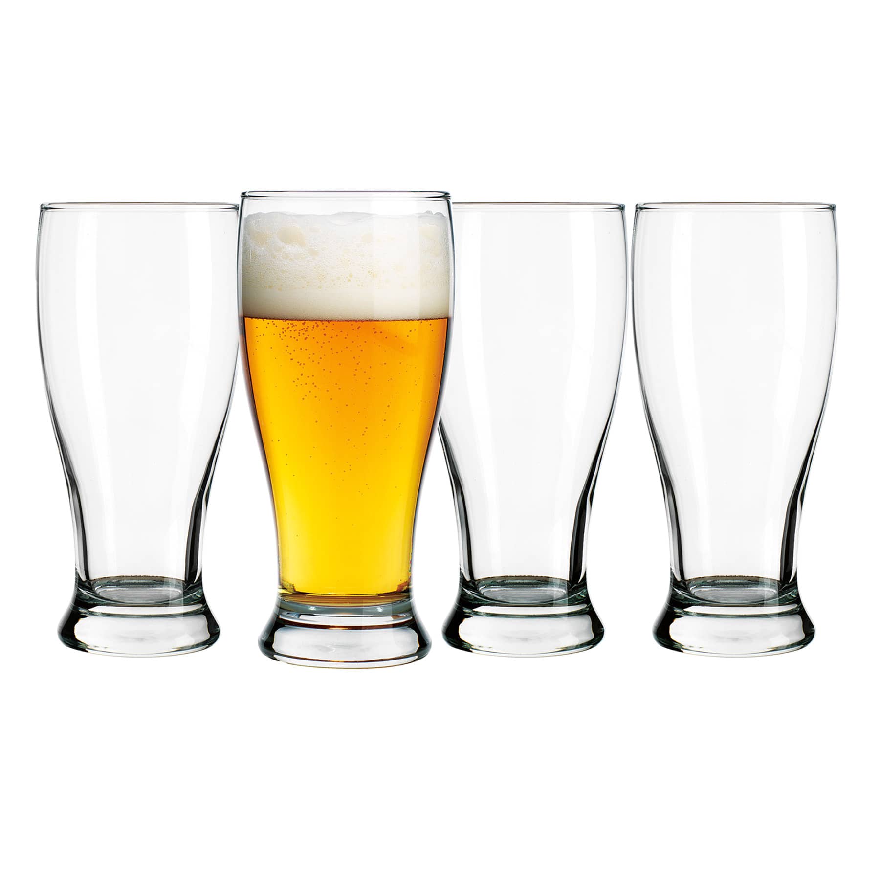 Set of 4 Pilsner Glasses, 19.25oz