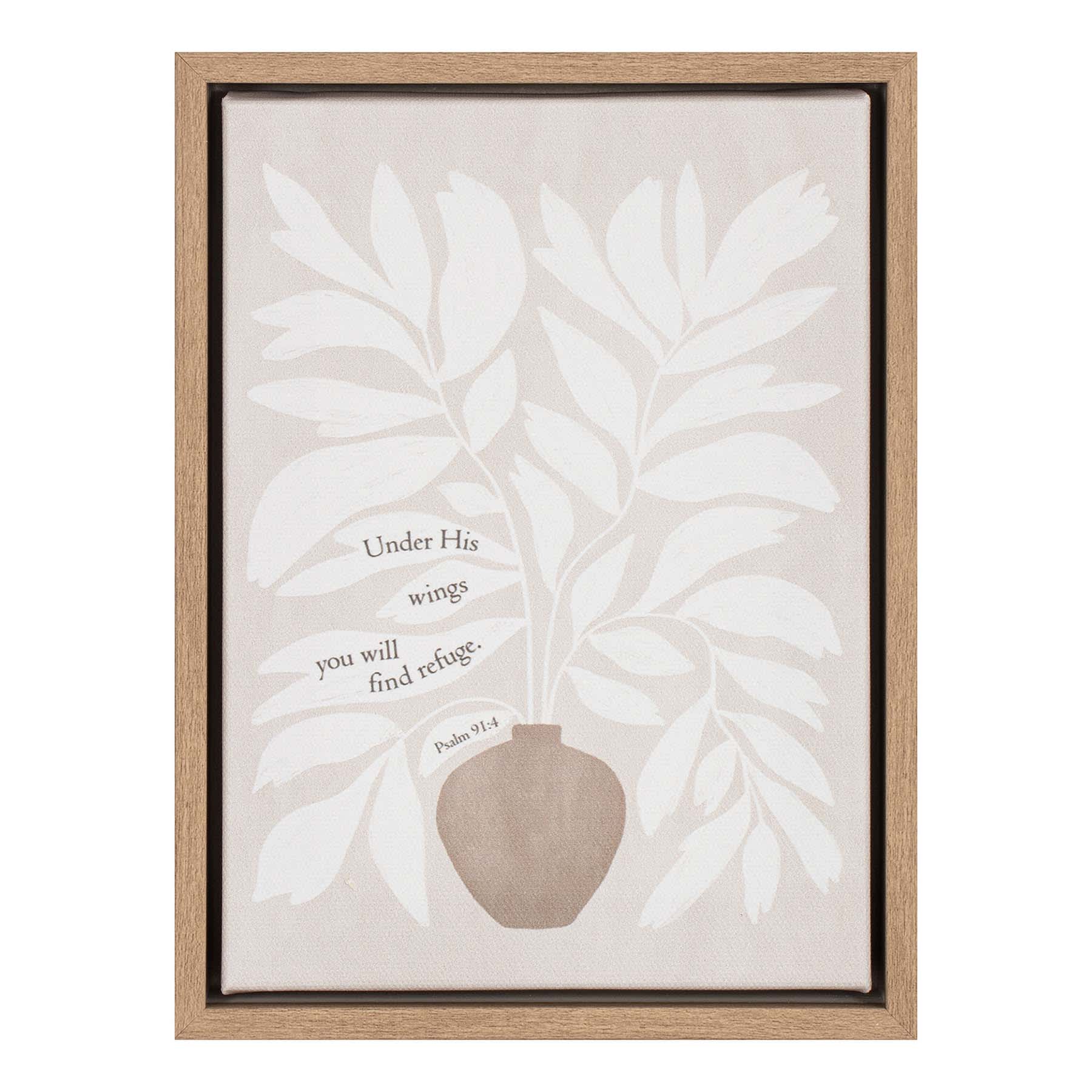 Framed Boho Vase Canvas, 6x8