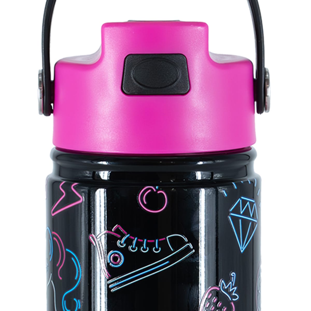 Hydraflow Neon Pink Hybrid Kids Insulated Bottle, 14oz