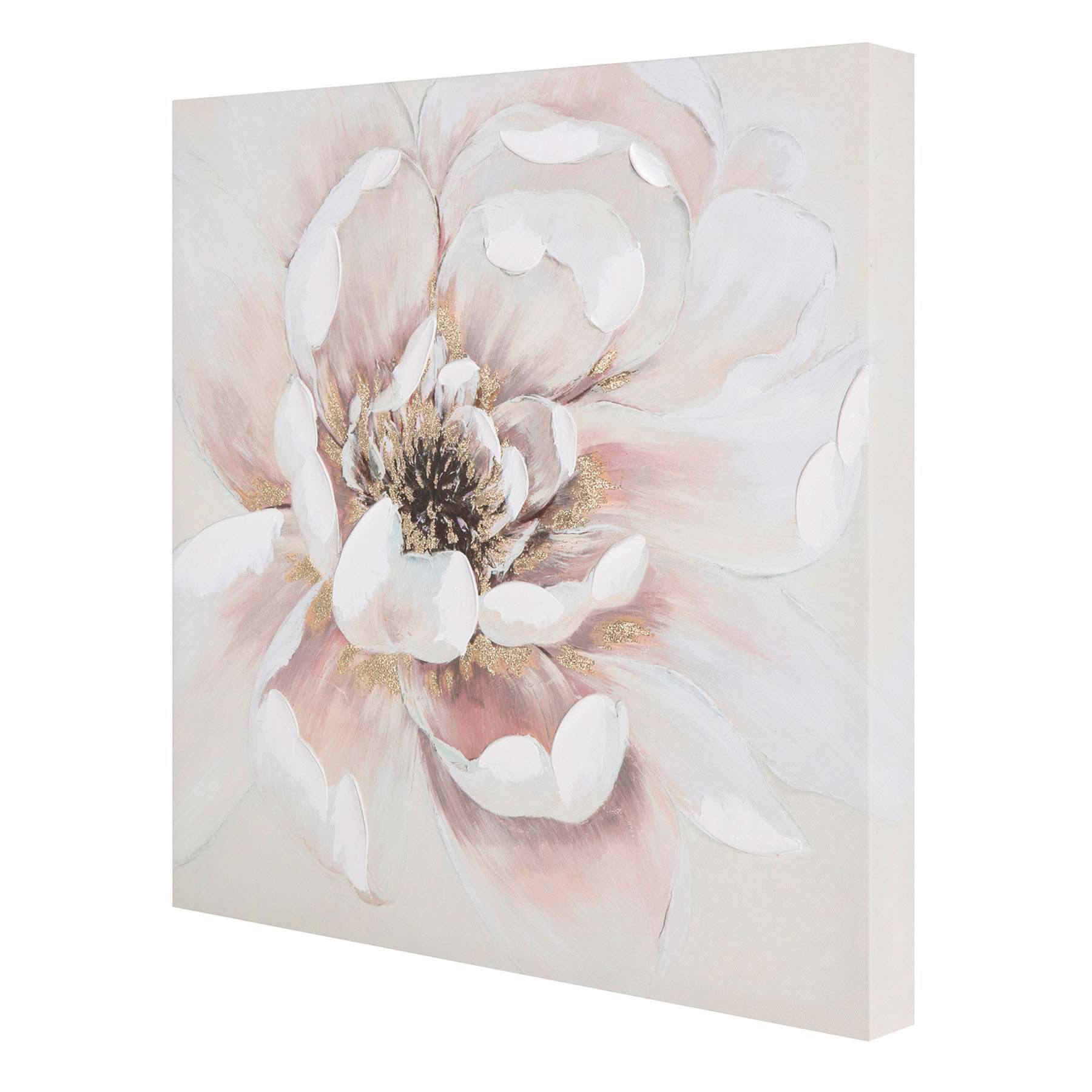 Providence Pink & White Flower Canvas Wall Art, 20"