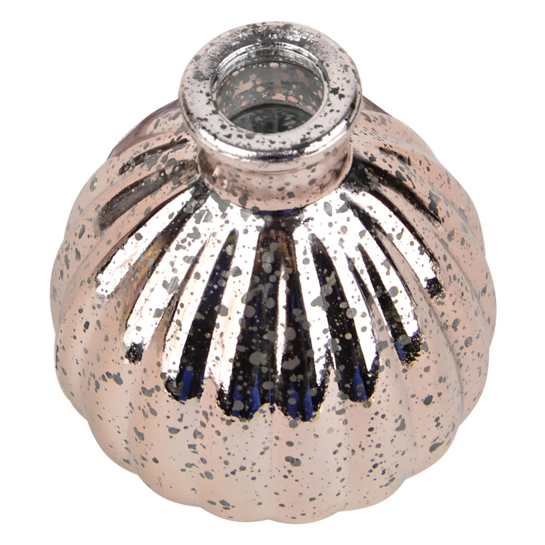 Pink Mercury Glass Bud Vase, 4"