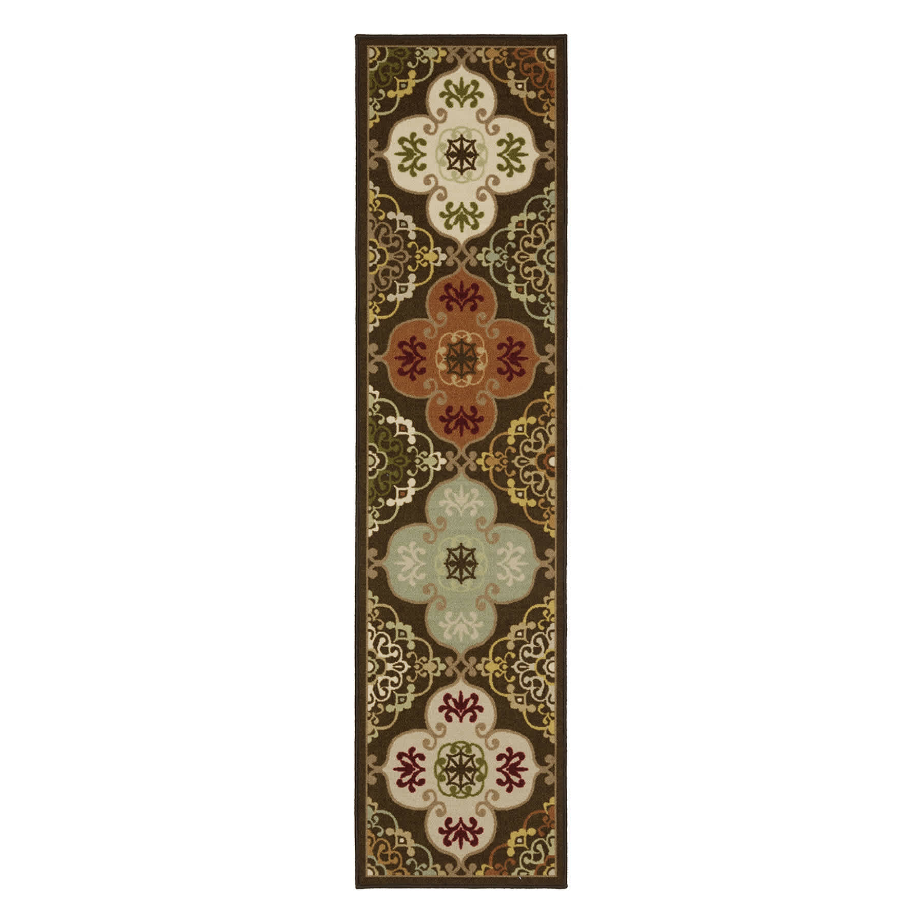 (D622) Bellmoor Multicolor Ogee Runner, 2x7