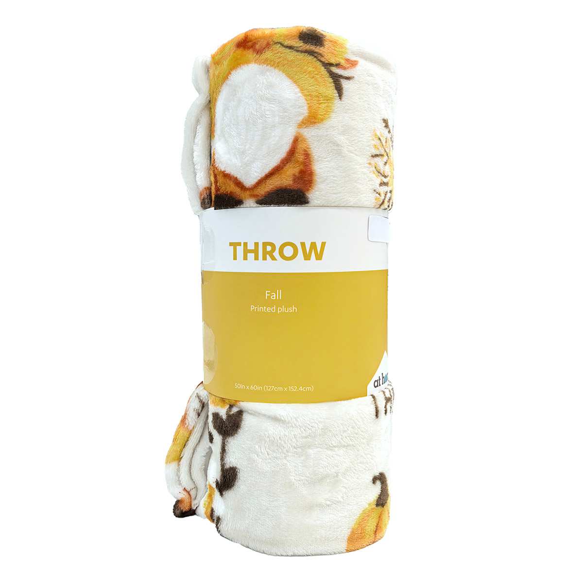 Grateful Gnomes Printed Plush Throw Blanket, 50x60