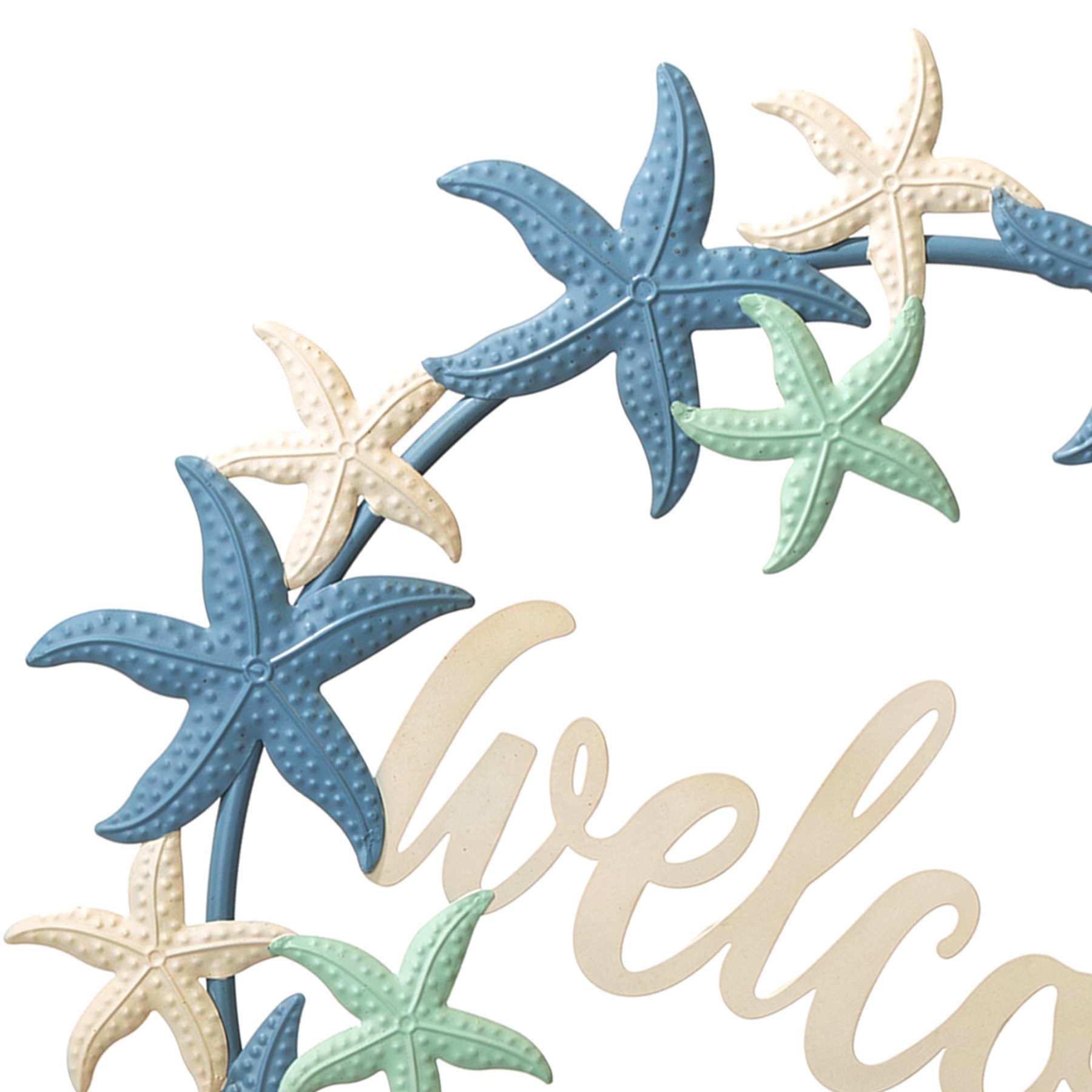 Ty Pennington Metal Welcome Starfish Outdoor Wall Decor, 24"