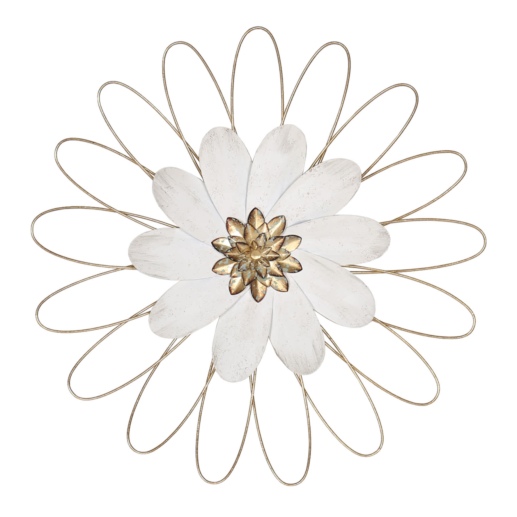 Honeybloom Metal Flower Wall Decor, 20"