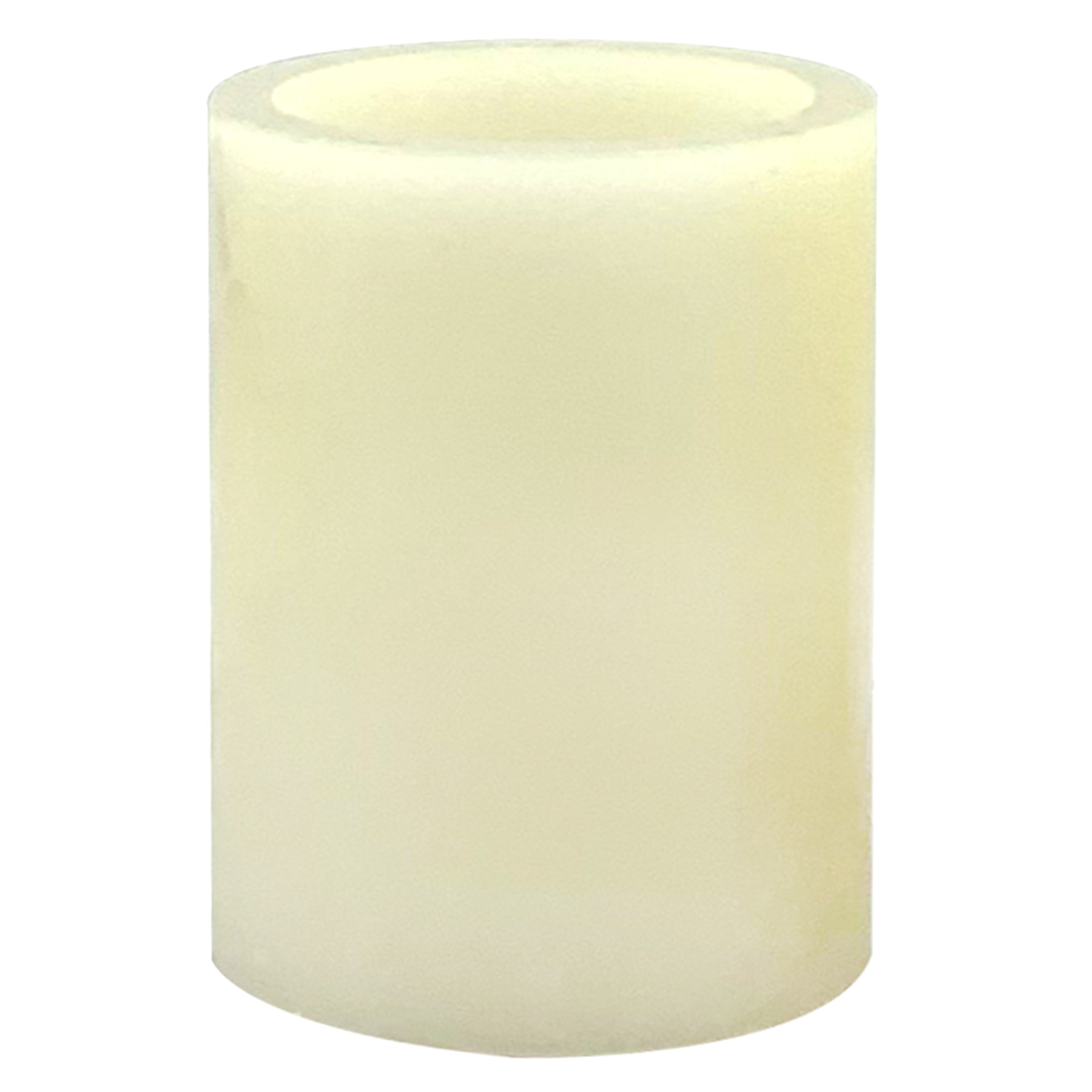 Ivory LED Flameless Pillar Candle, 3x4