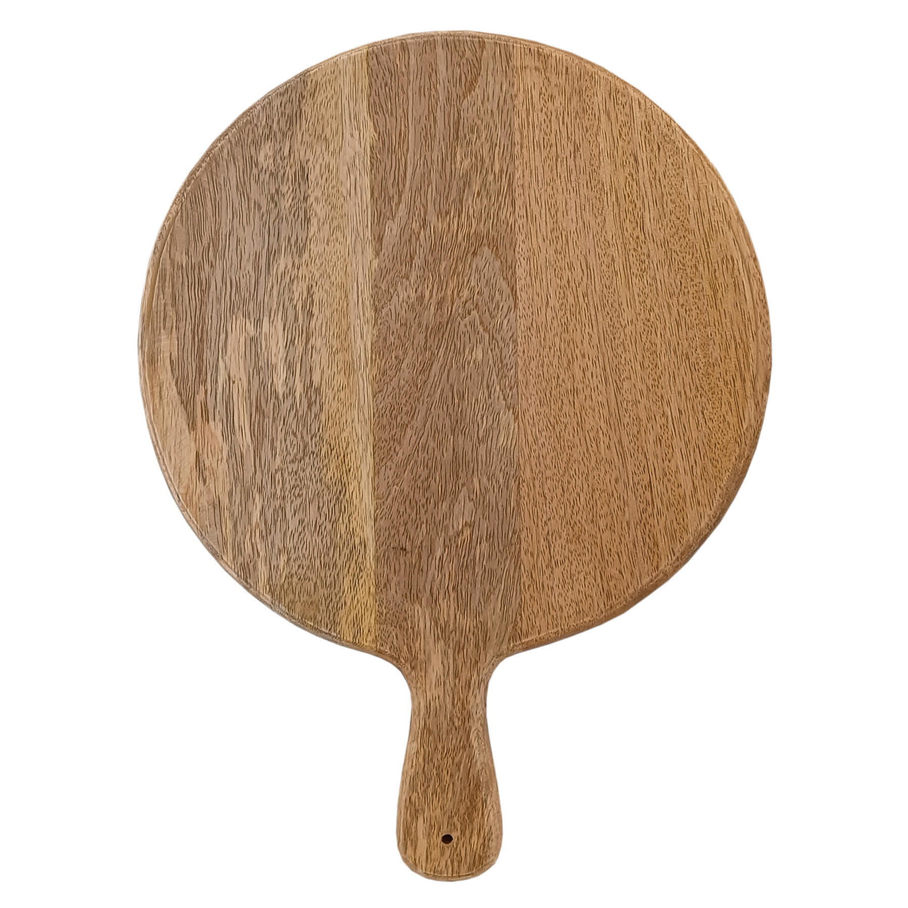 Mango Wood Round Serve Board, 15x11