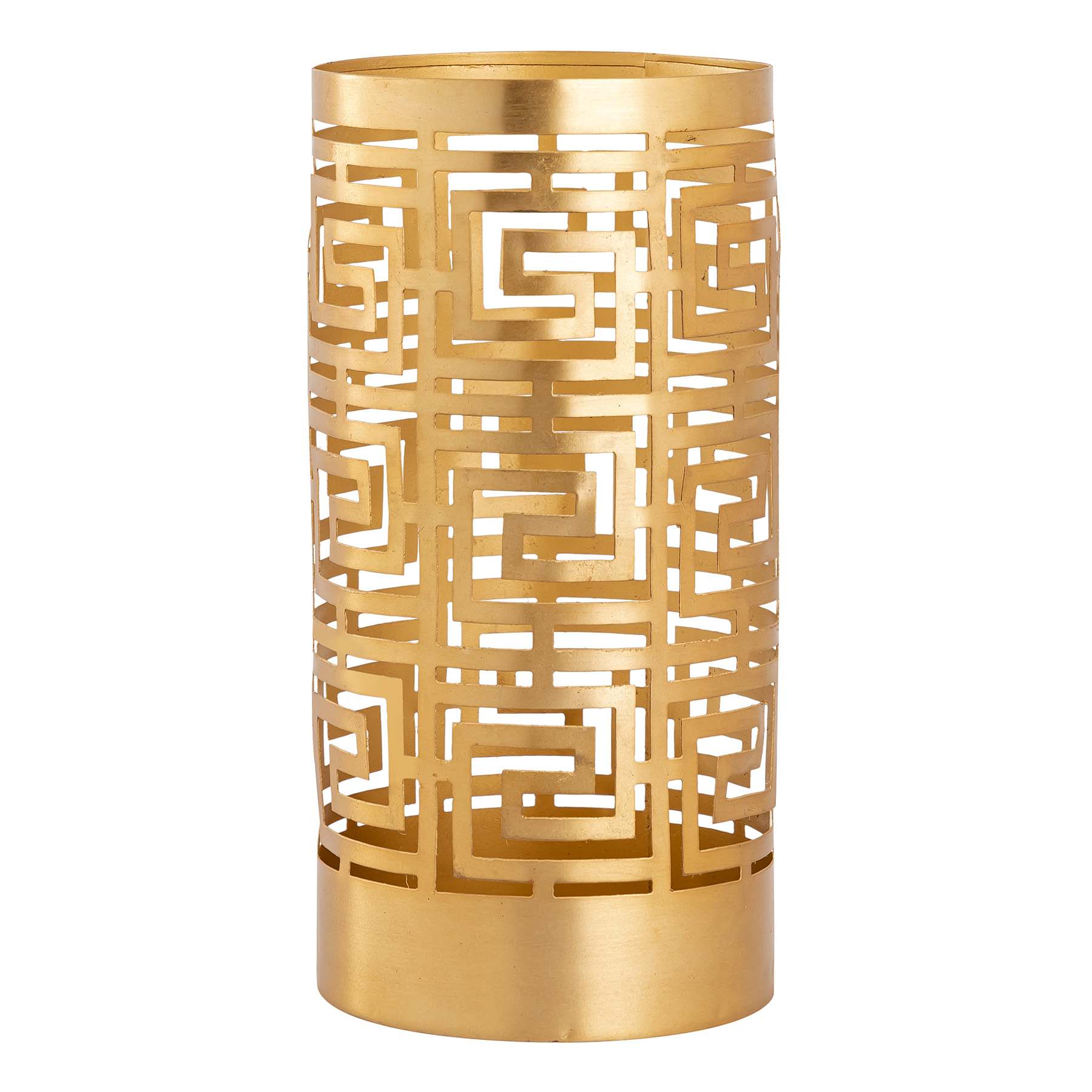 Providence Key Scroll Pillar Candle Holder, Large