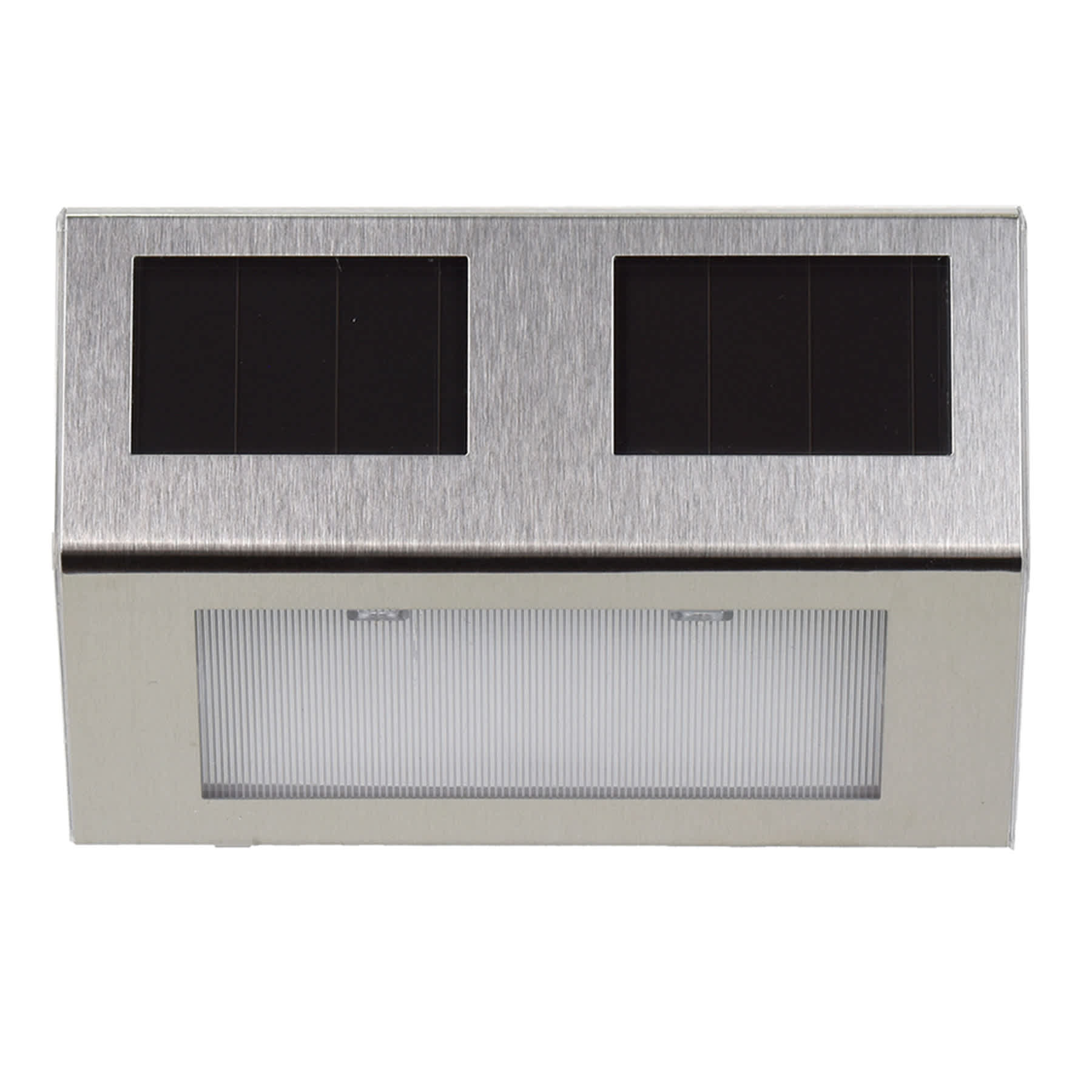 2-Lumen Solar Silver Deck Light