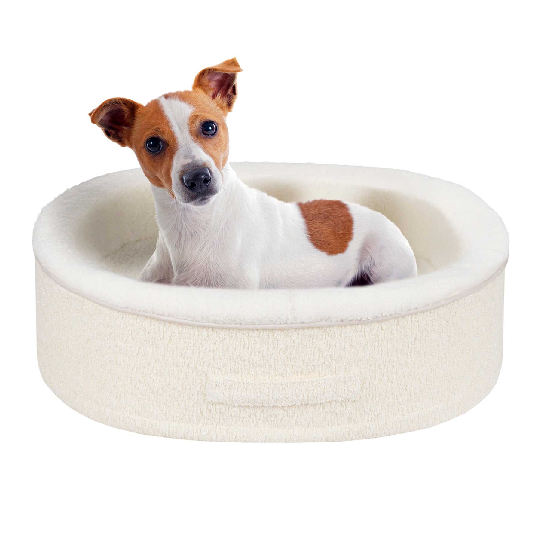 White Oval Pet Cuddler, Small