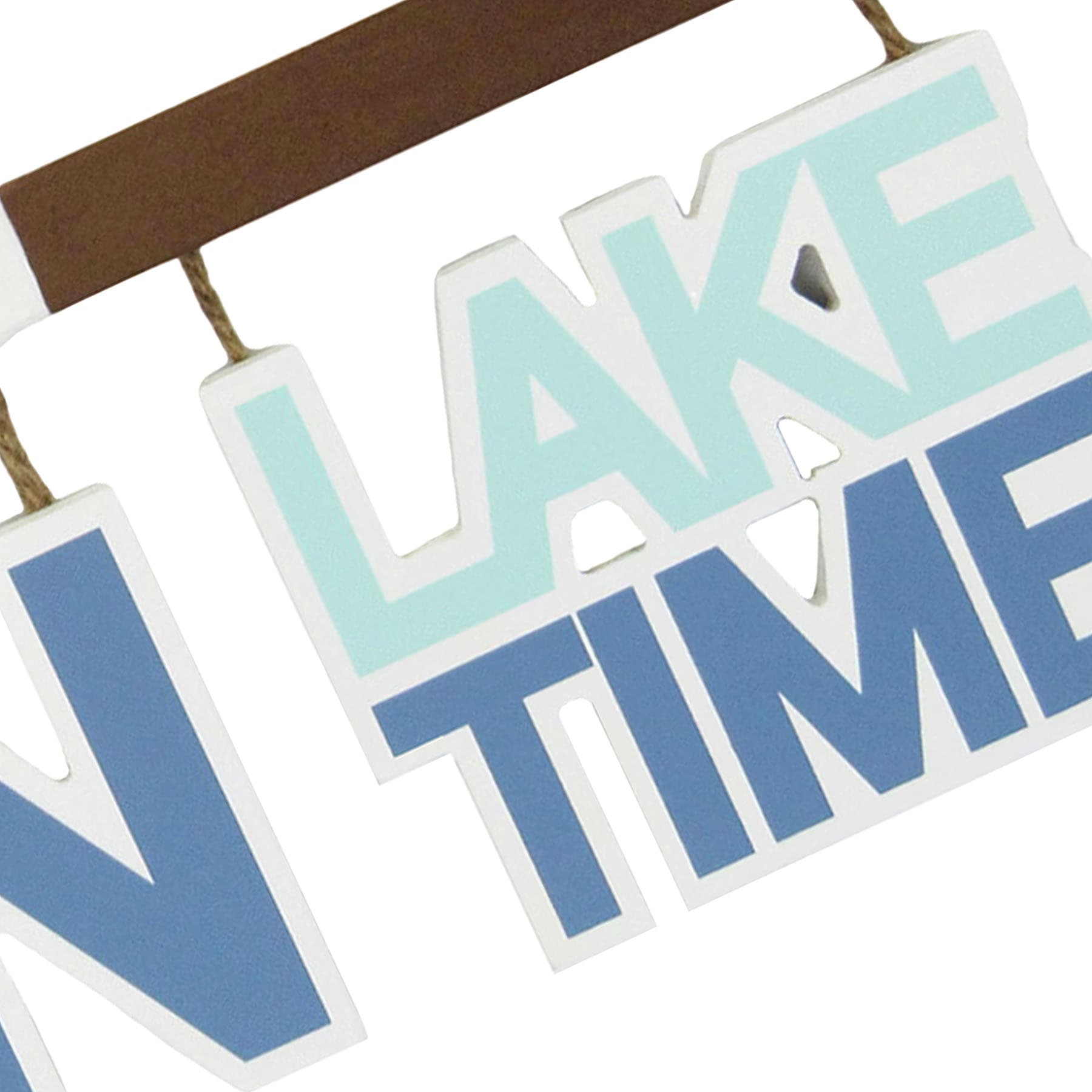 On Lake Time Outdoor Wall Decor, 24"