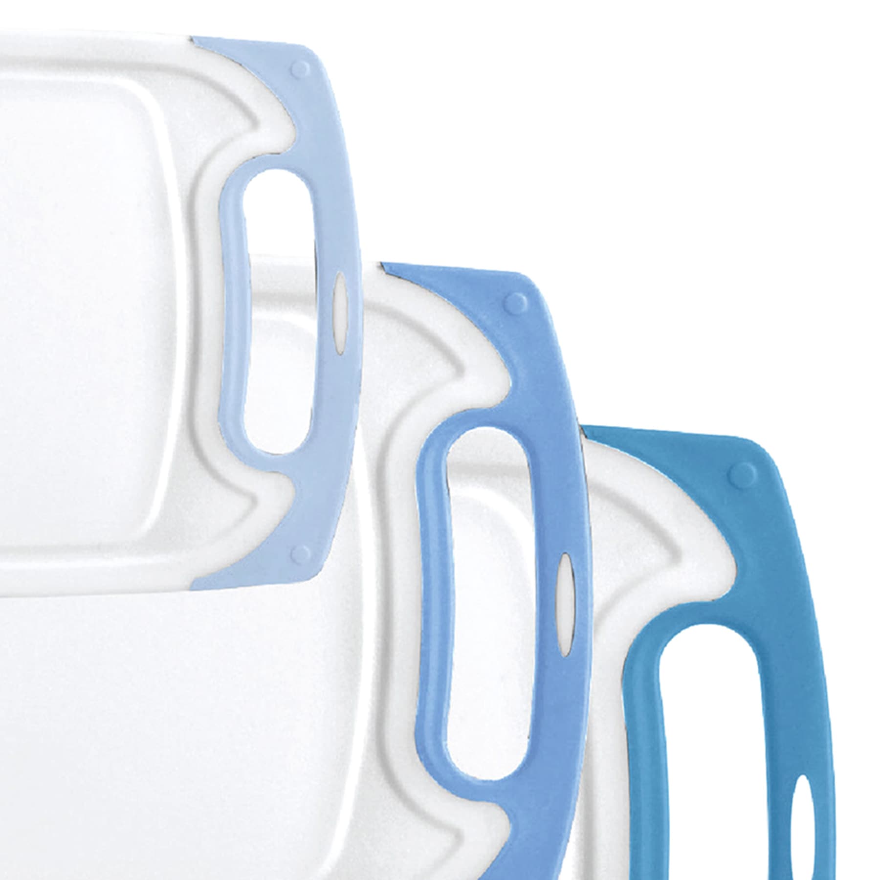 3-Piece Cutting Board Set, Azure Blue