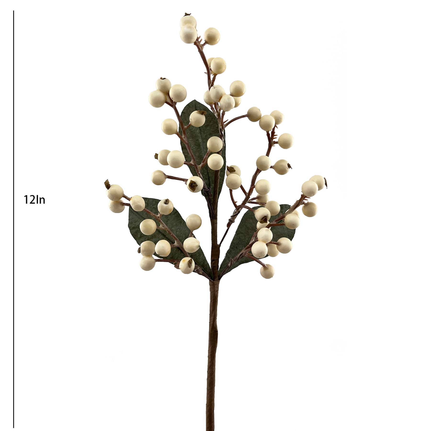 White Berries Pick, 12"