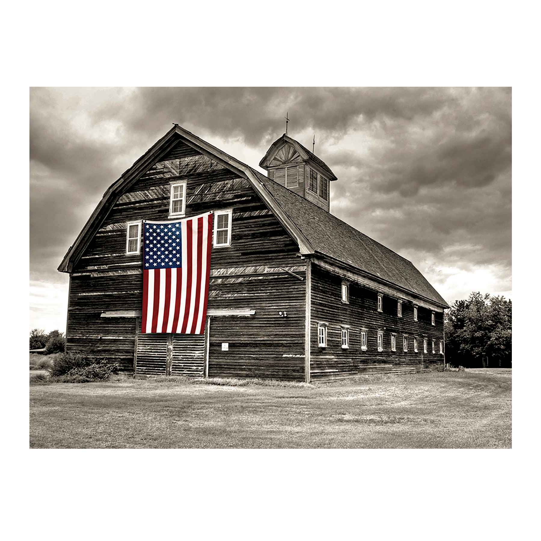 American Barn Textured Canvas Wall Art, 30x40