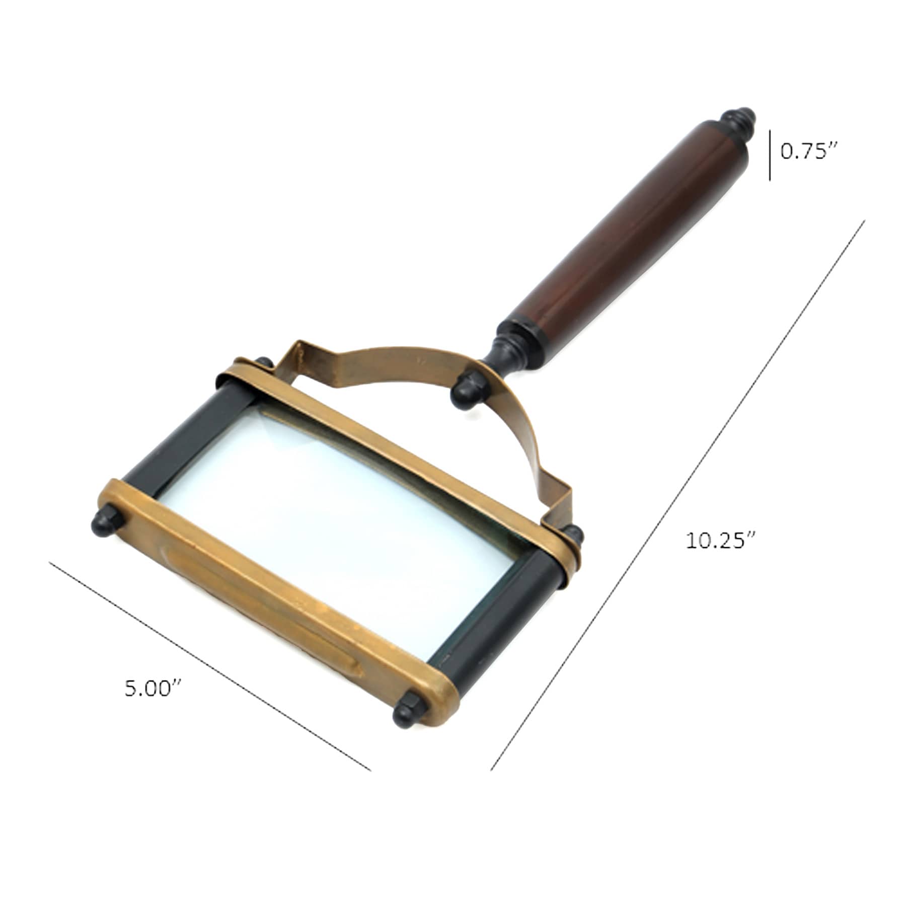 Rectangle Decorative Magnifying Glass, 10.5x5