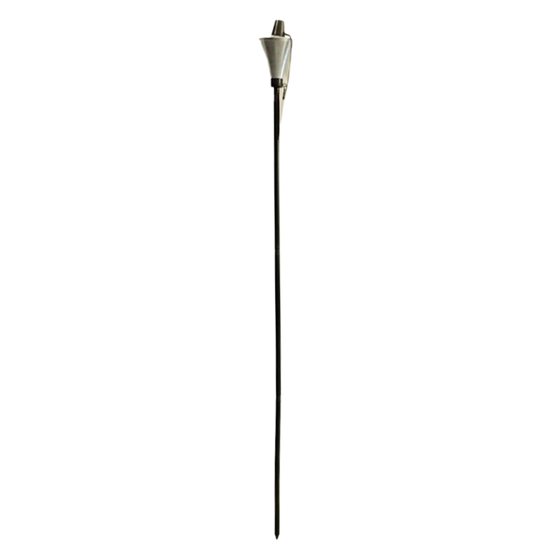 Silver Tiki Torch, 67"