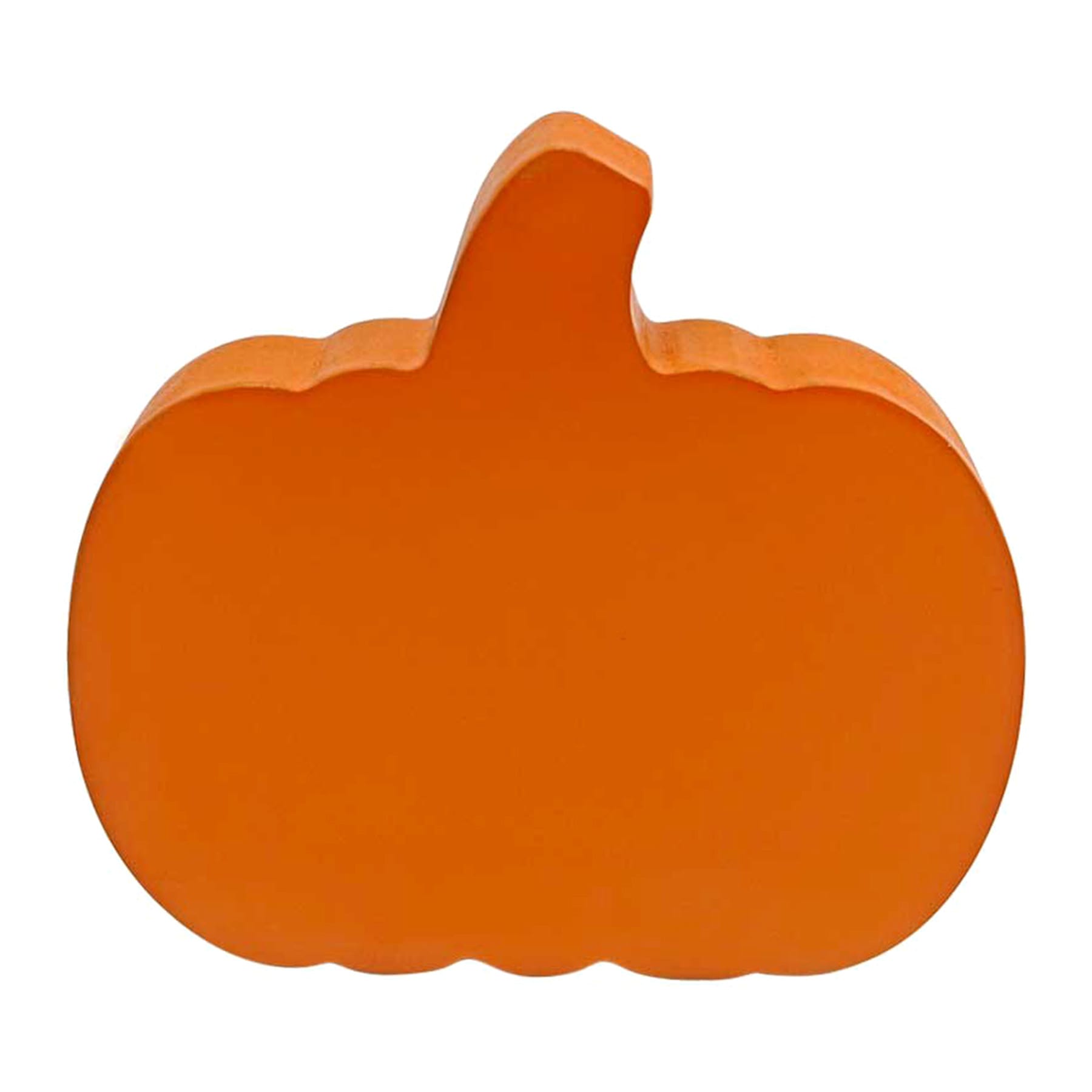 Happy Haunting Orange Wooden Pumpkin Table Decor, 5"