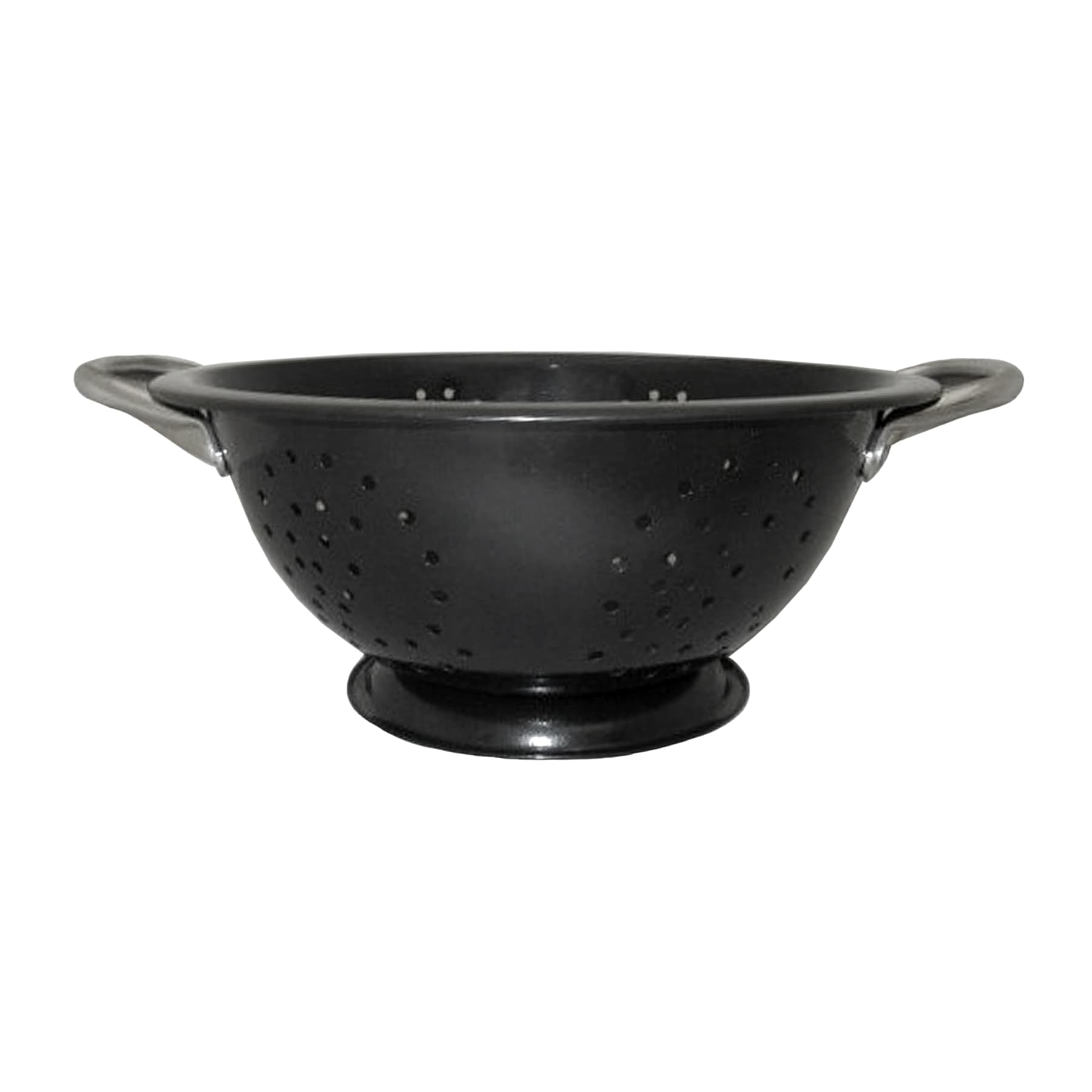Black Stainless Steel Colander, 3qt