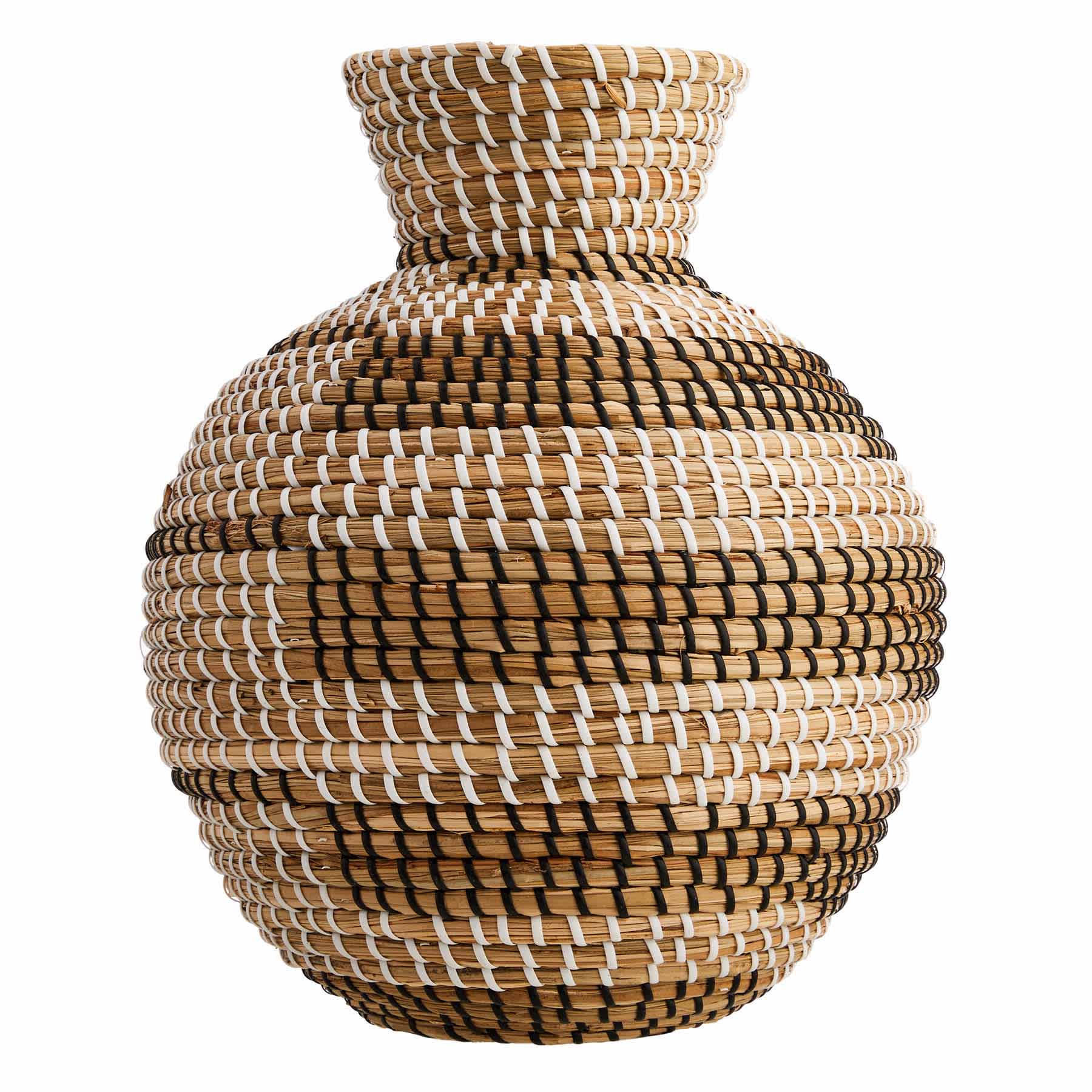 Found & Fable Natural Seagrass Vase, 15"