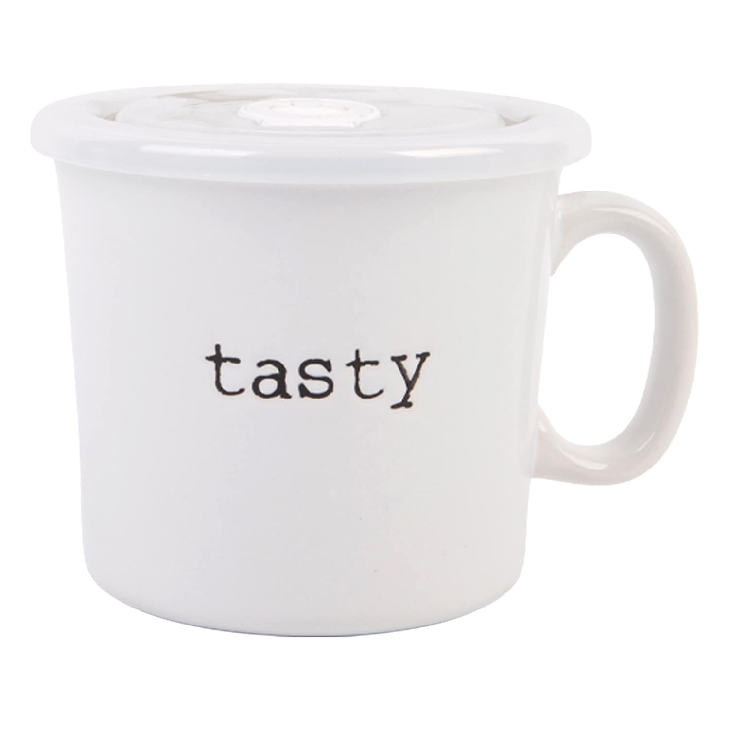 White Tasty Soup Mug, 25oz