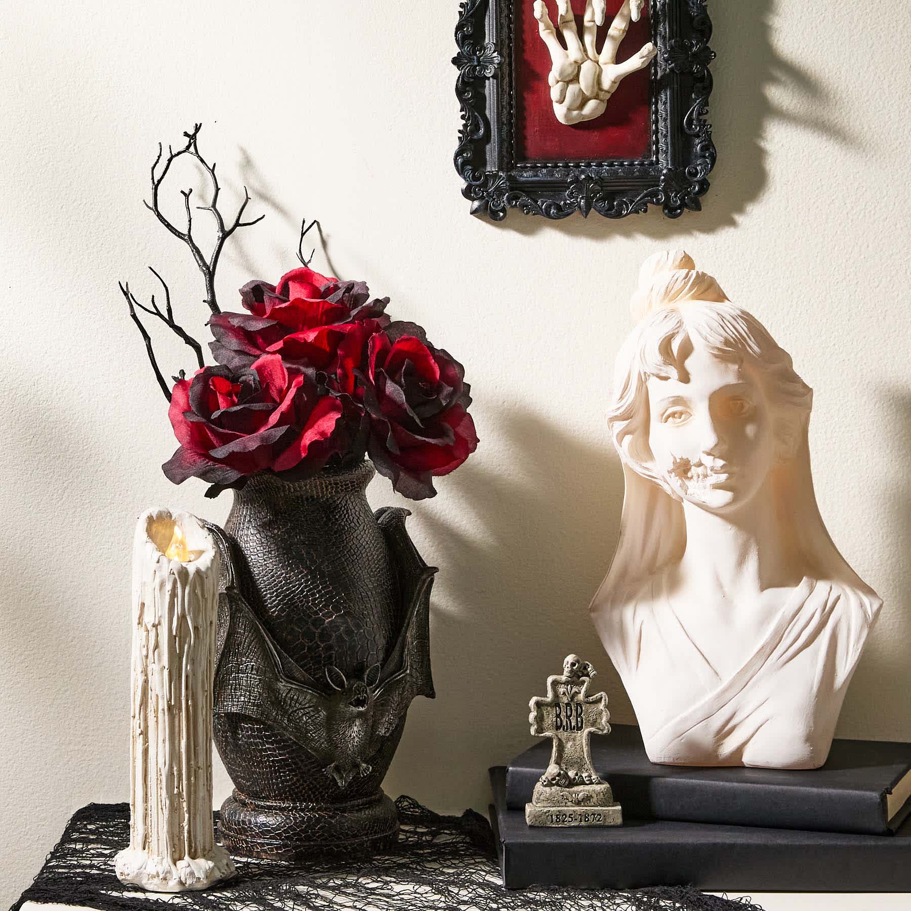 Midnight Shadows LED Skeleton Bust