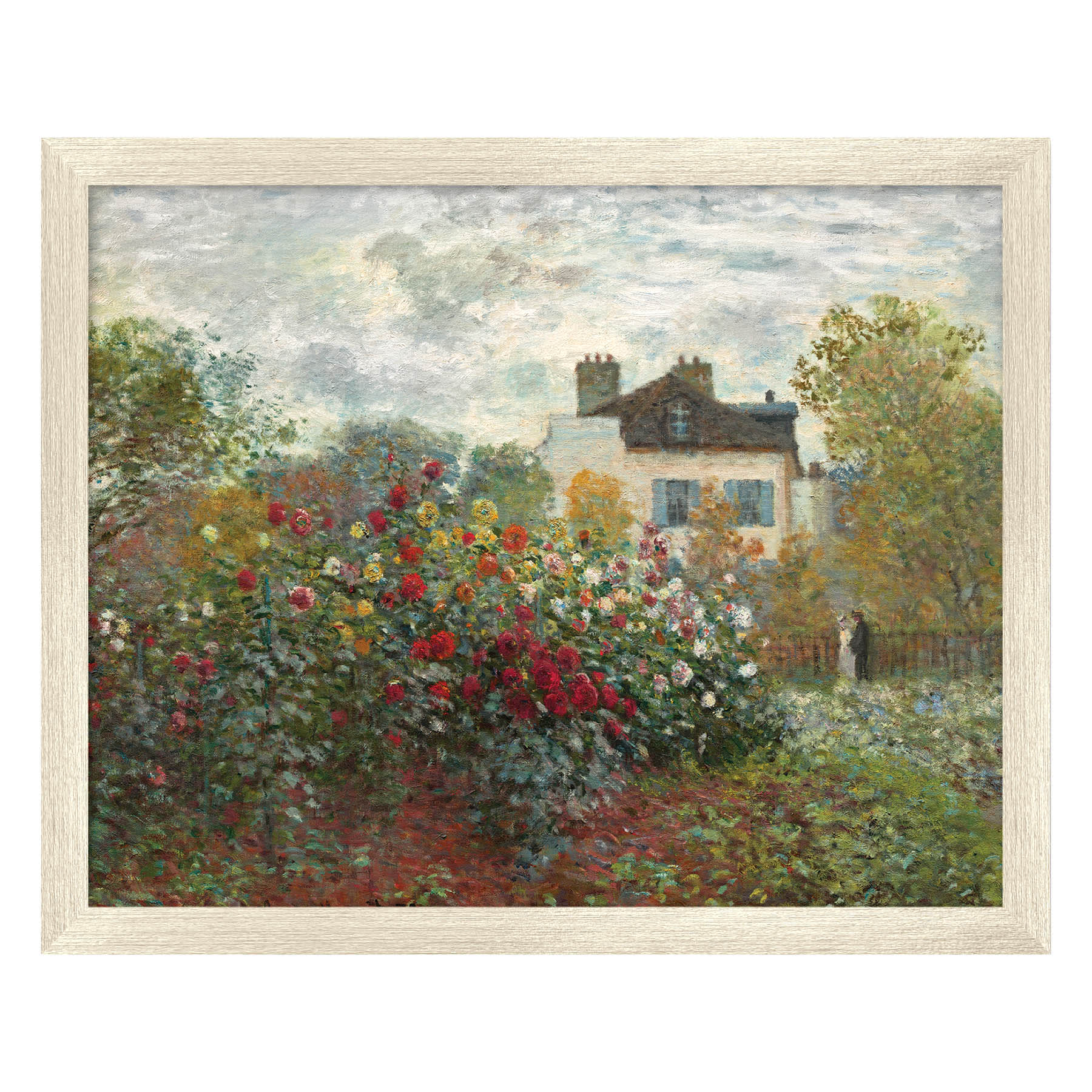 Framed Flower Garden Wall Art, 8x10