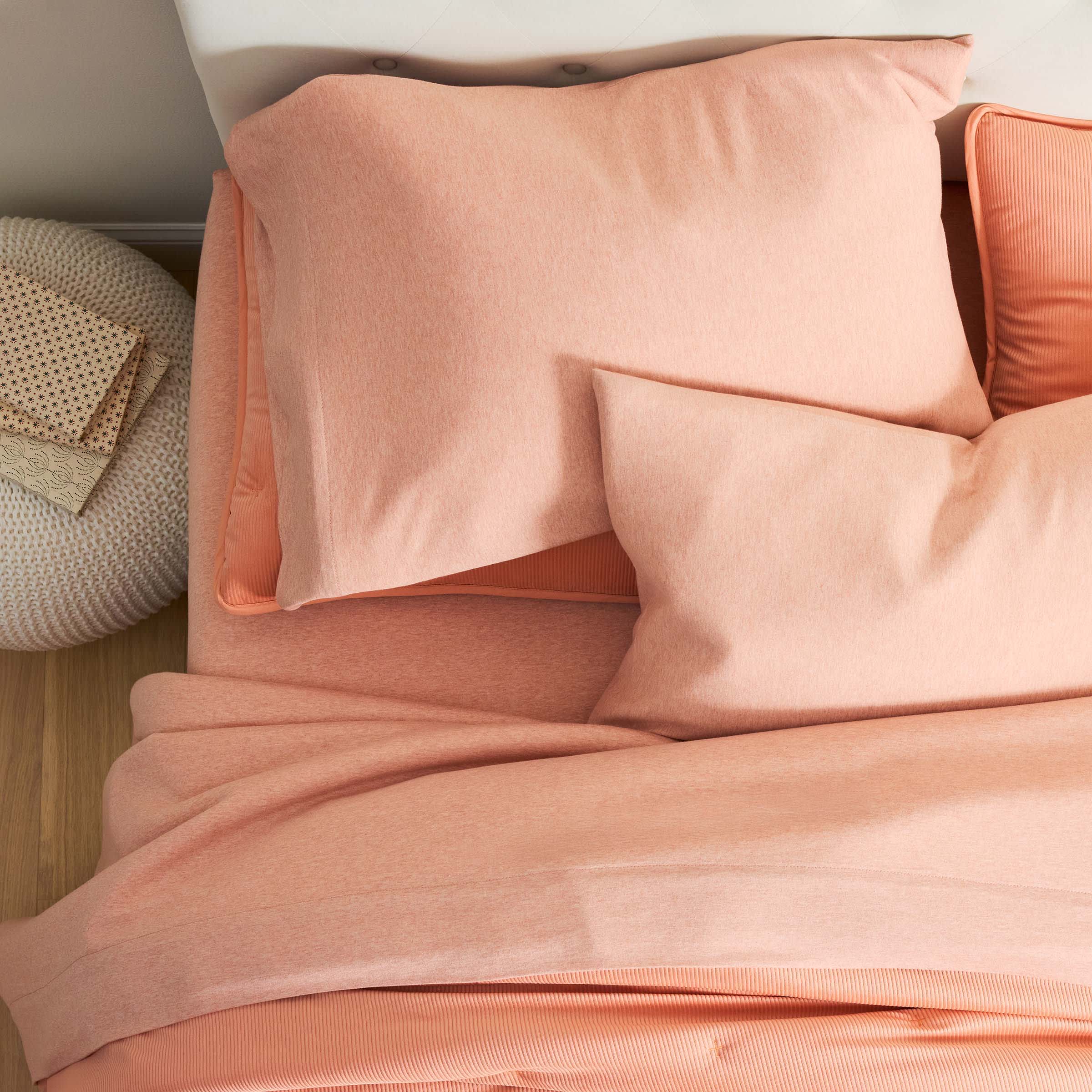 4-Piece Terracotta Jersey Sheet Set, Full
