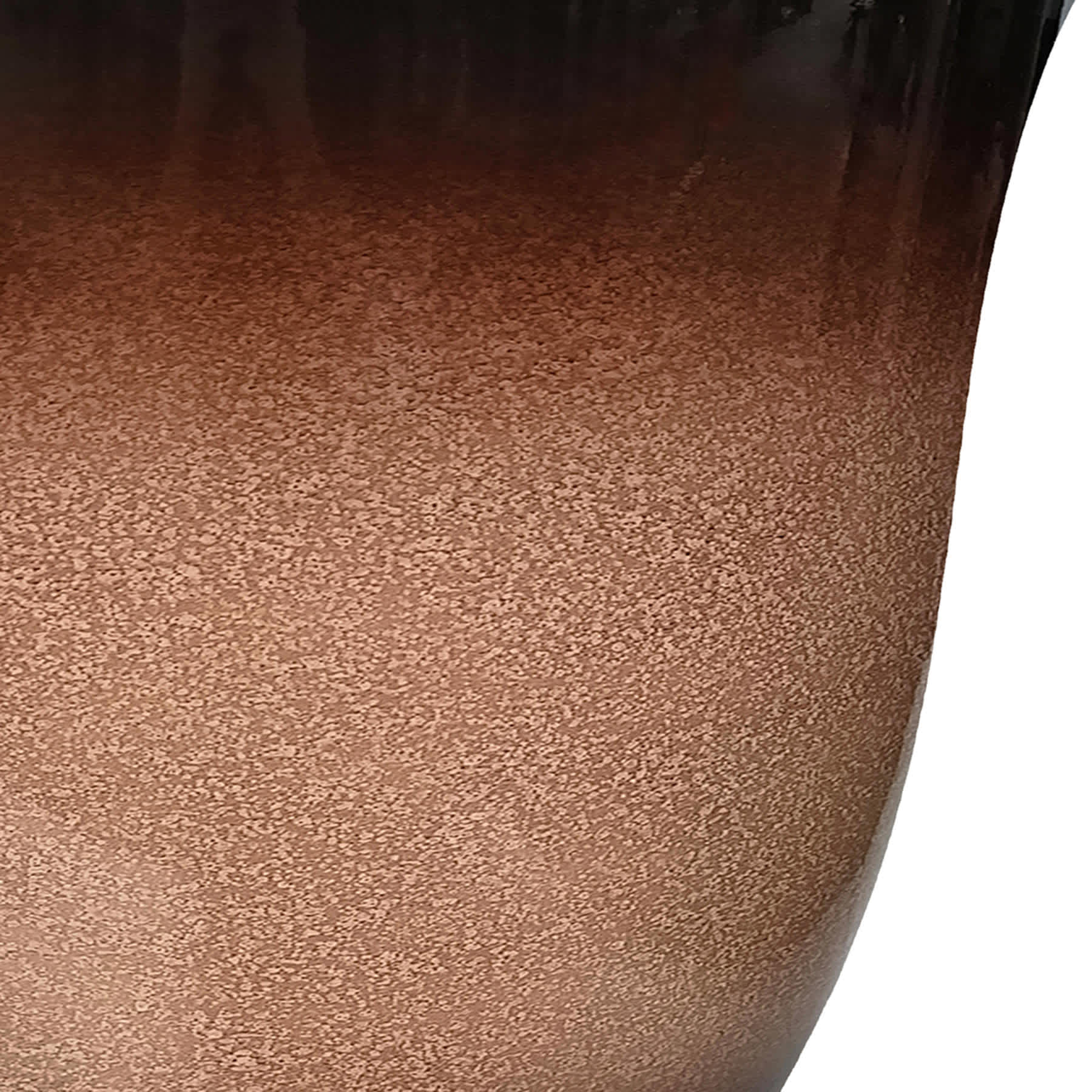 Nora Reactive Brown Egg Planter, Large