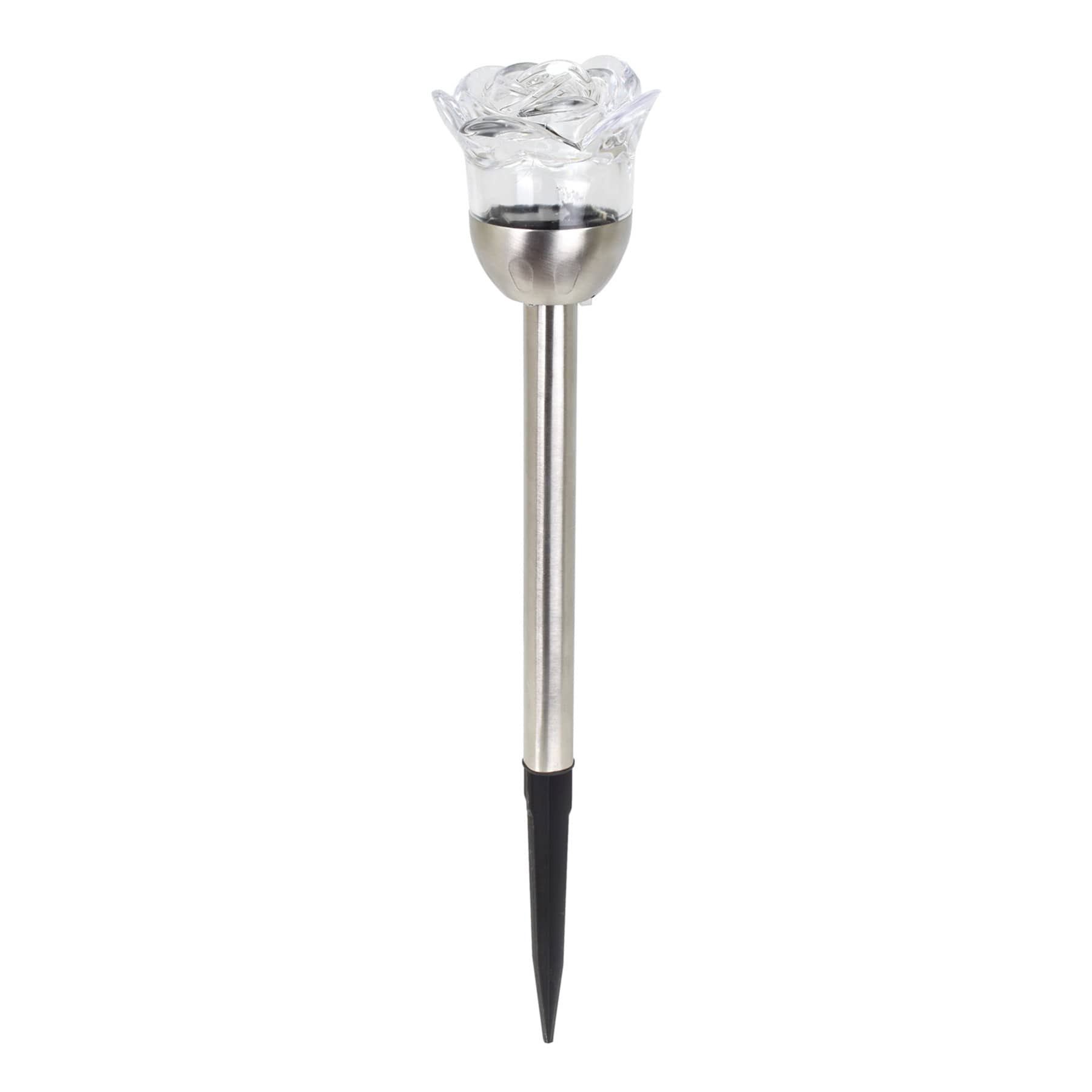 Solar Color Changing Rose Pathway Light