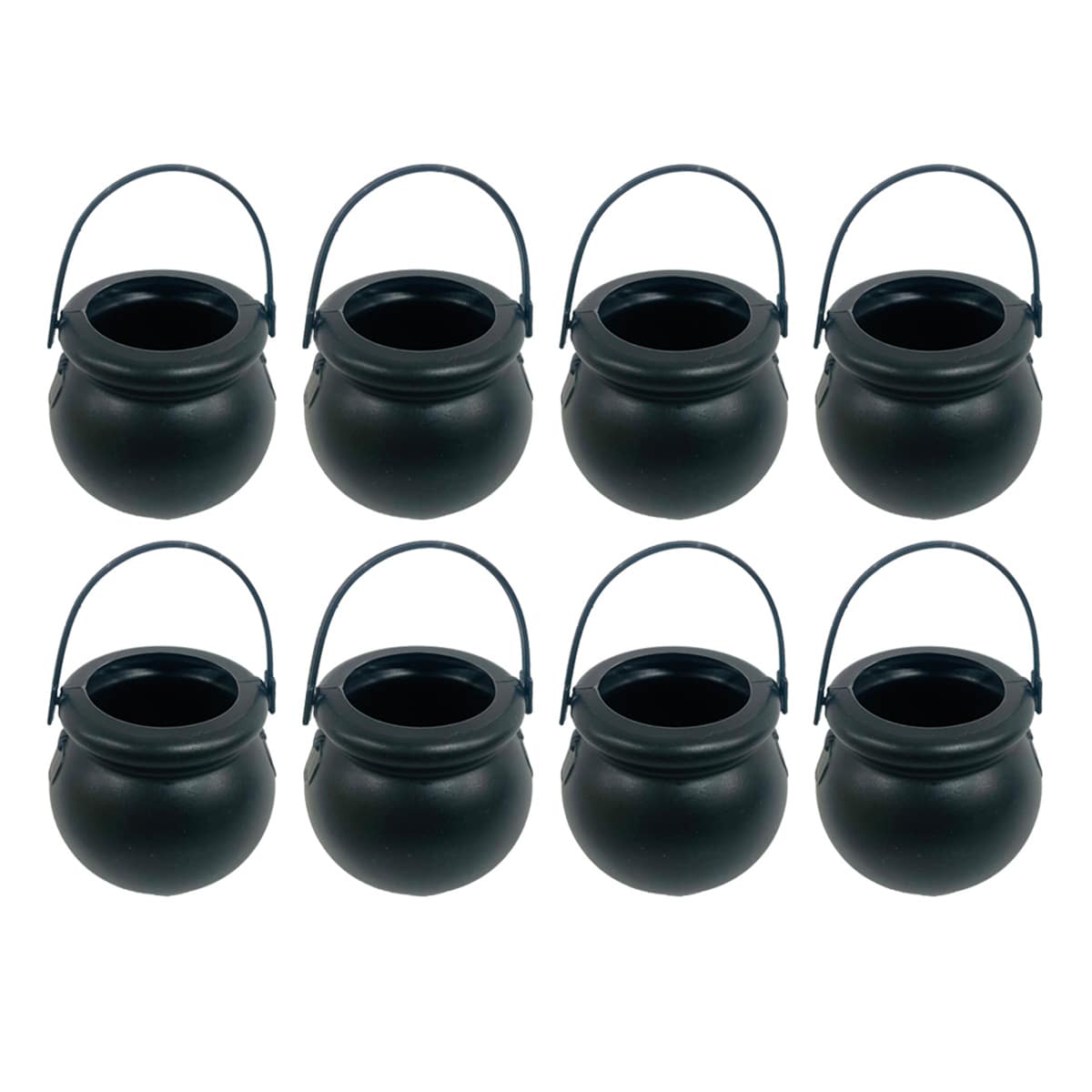 8-Count Black Cauldron Ornaments