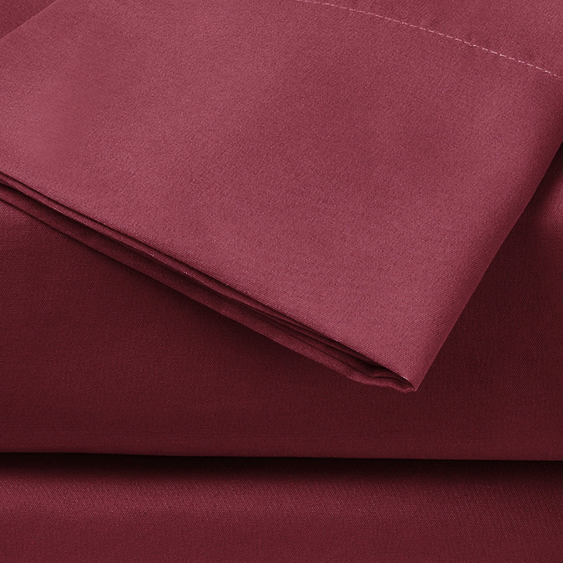 4-Piece Cabernet Cooling Microfiber Sheet Set, King