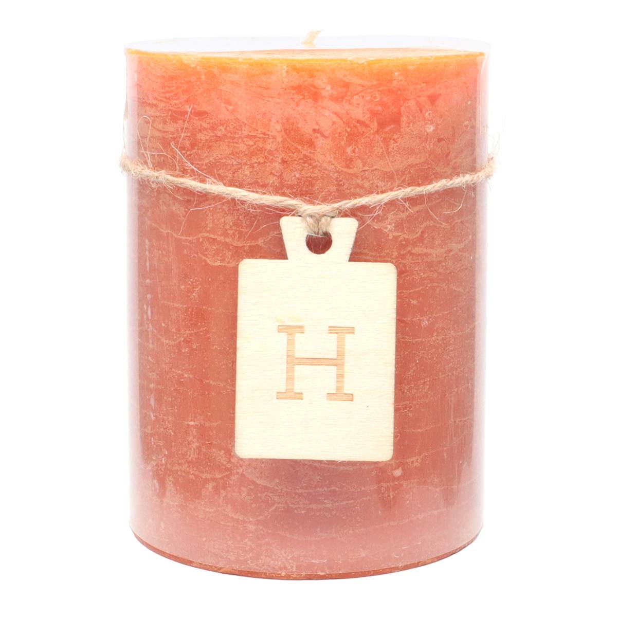 Orange Unscented Pillar Candle, 3x4
