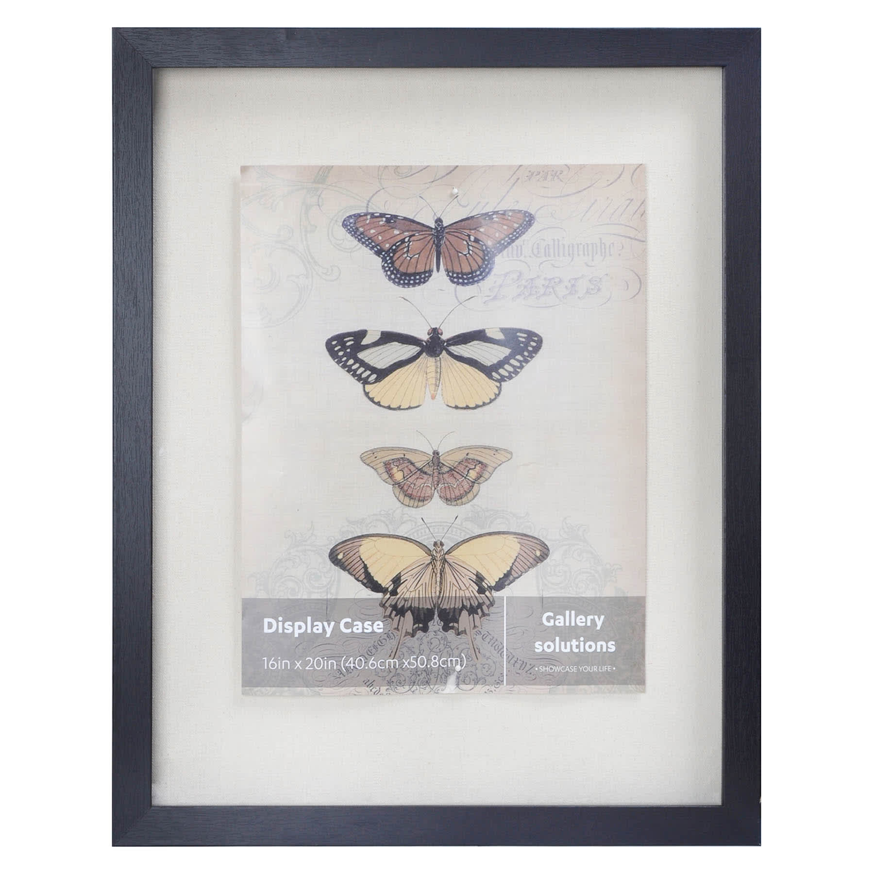 Black Wall Shadowbox, 16x20