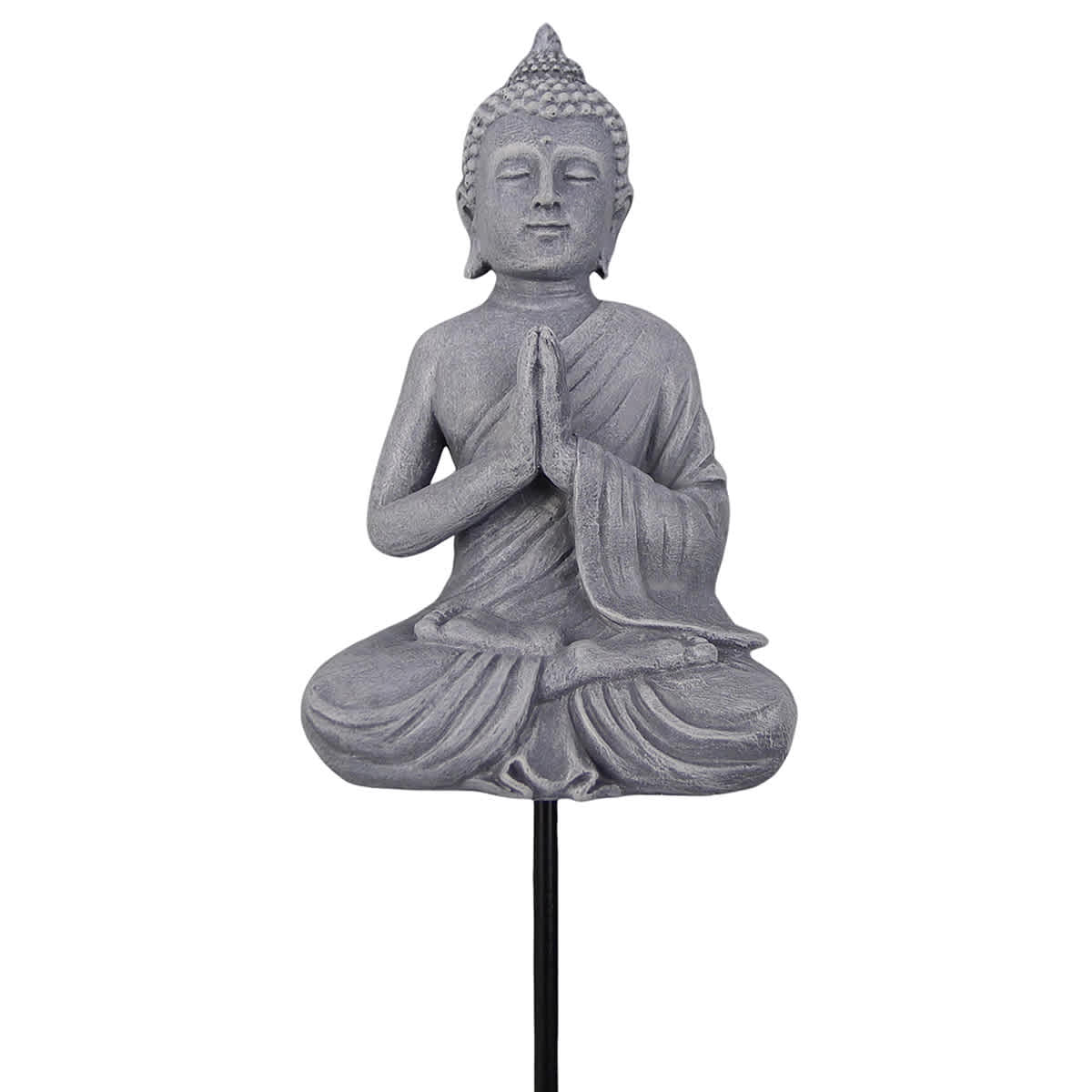 Found & Fable Grey Buddha Yard Pick, 14"