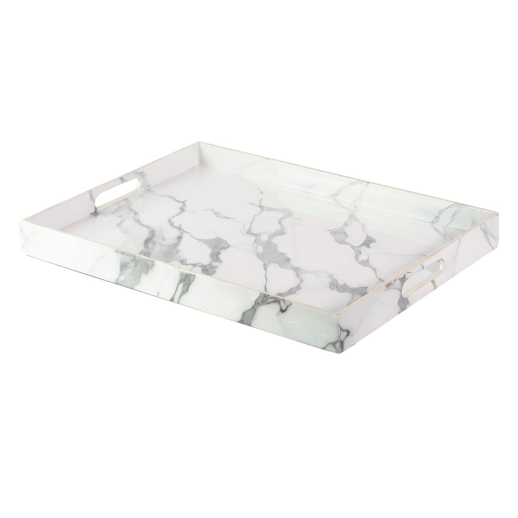 Marble Print Tray, 19x14