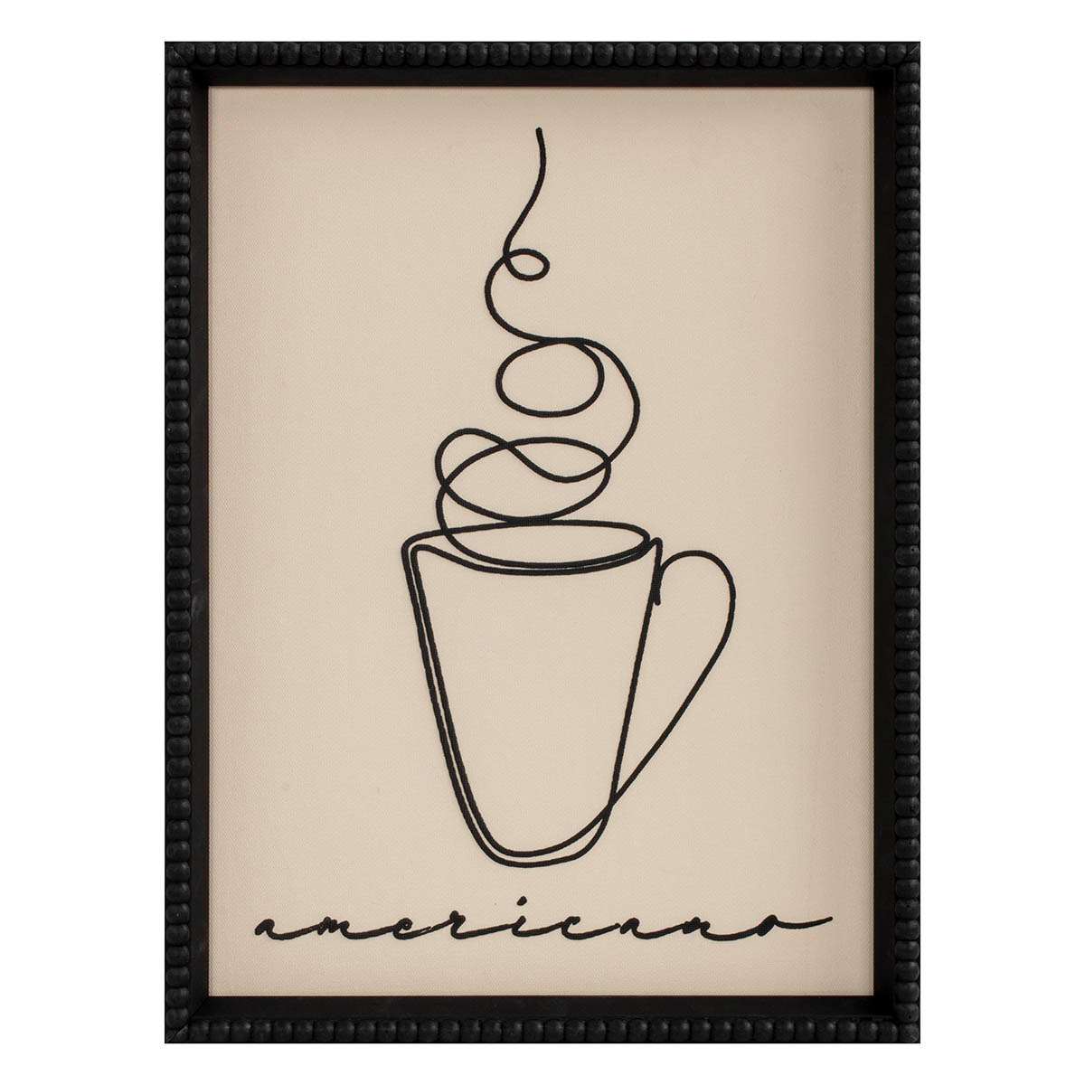Framed Americano Cup, 12x16