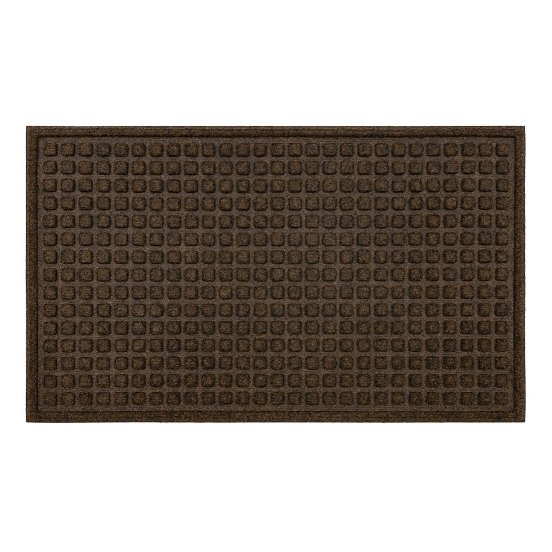 Waffle Impressions Brown Doormat, 18x30