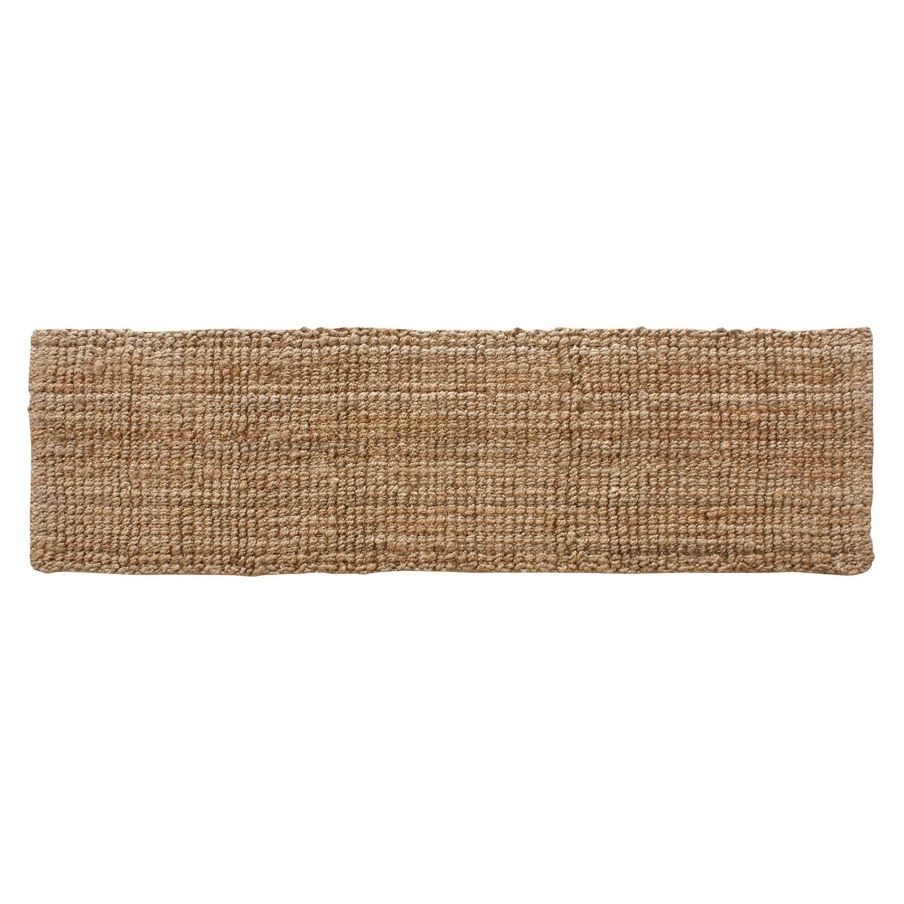 (B181) Honeybloom Boucle Jute Runner, 2x7