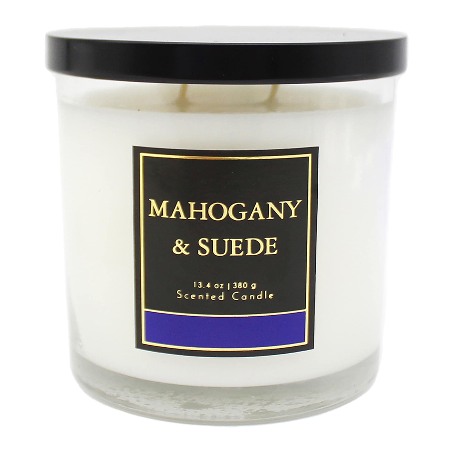 Mahogany & Suede Scented Jar Candle, 13.4oz
