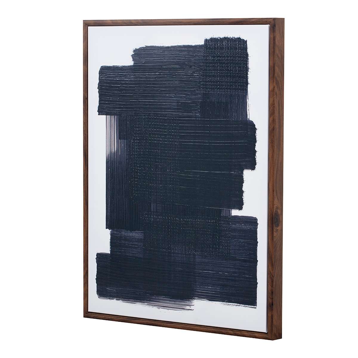 Crosby St. Framed Blue Abstract Canvas Wall Art, 18x24