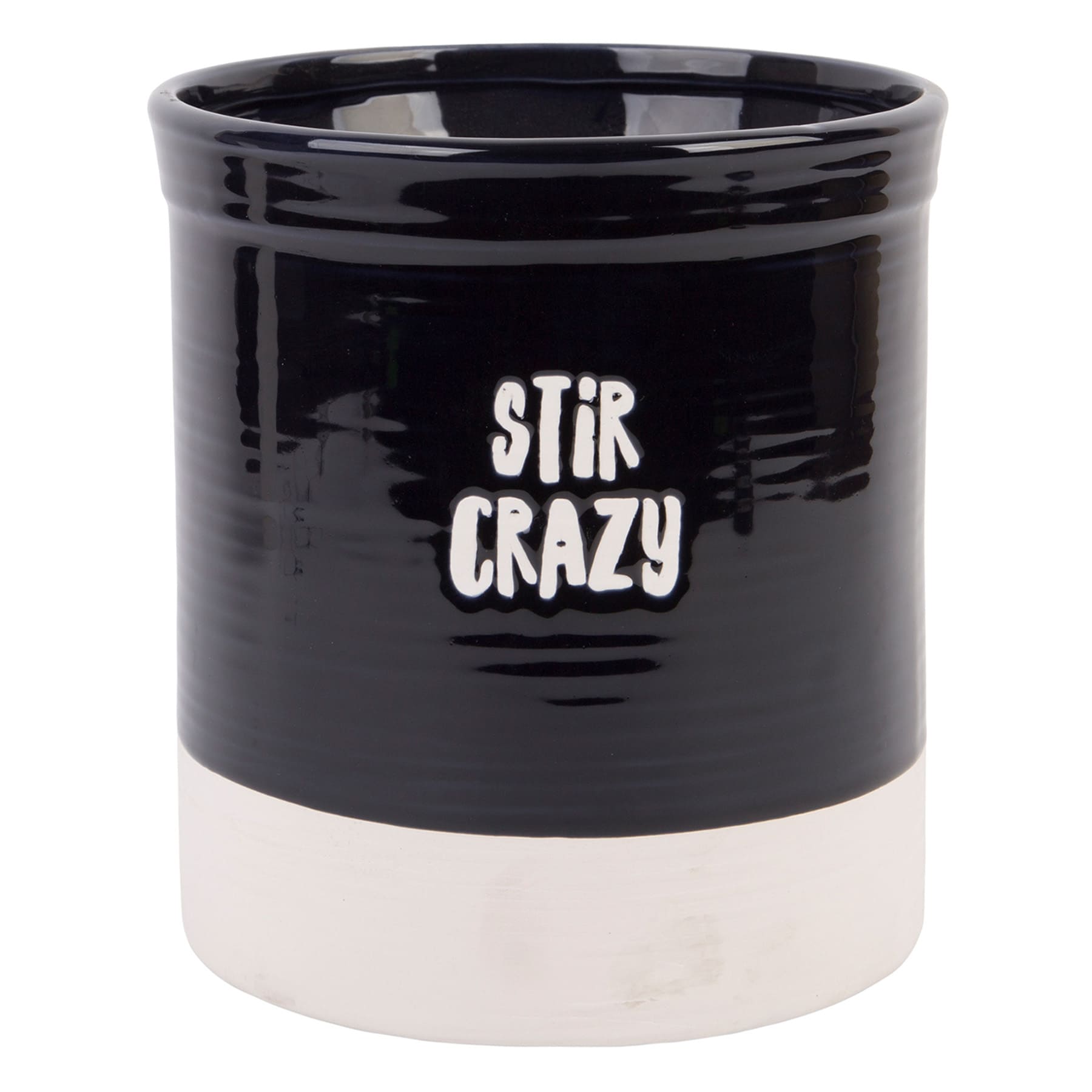 Black Stir Crazy Utensil Holder