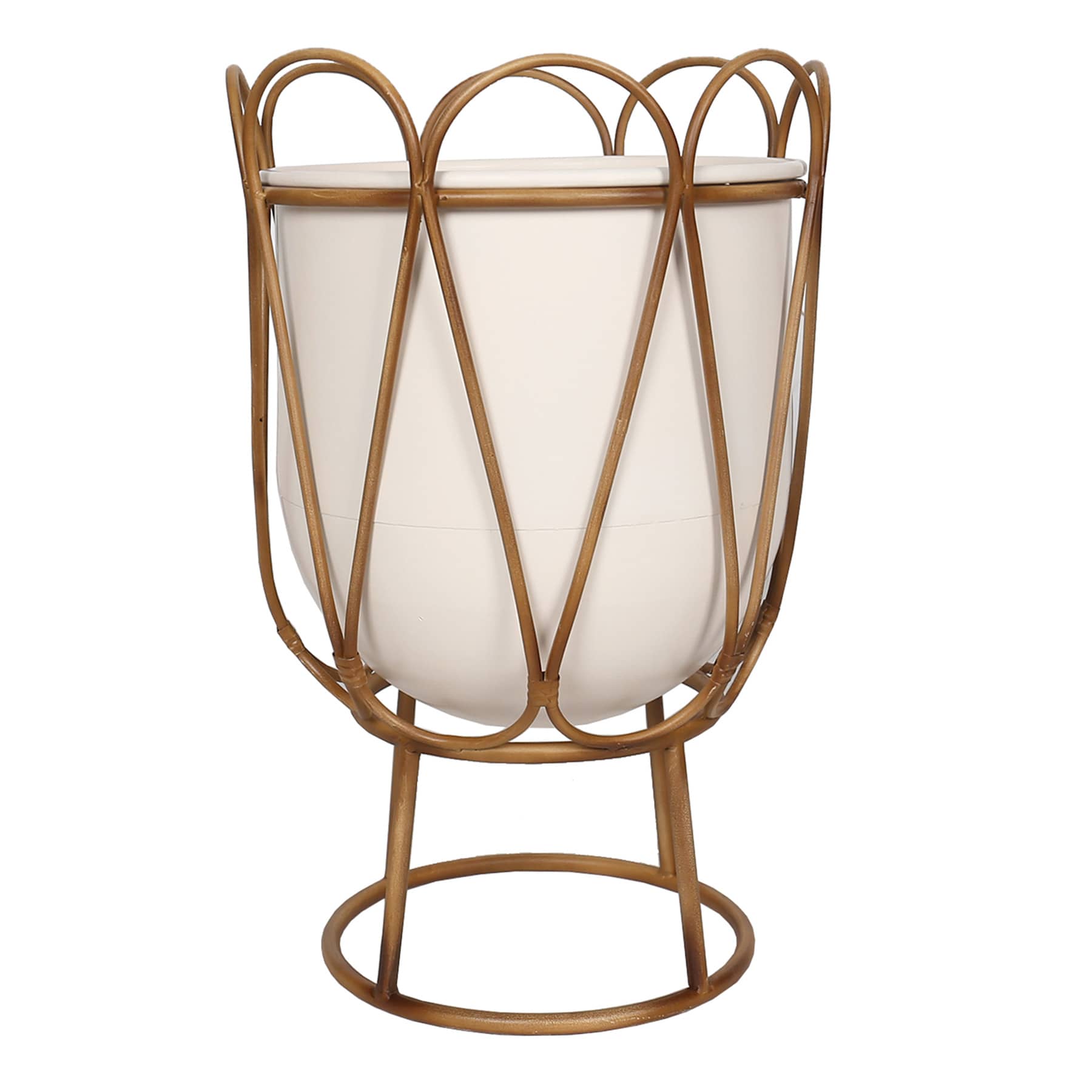 Willow Crossley Ava Metal Planter Stand, Medium