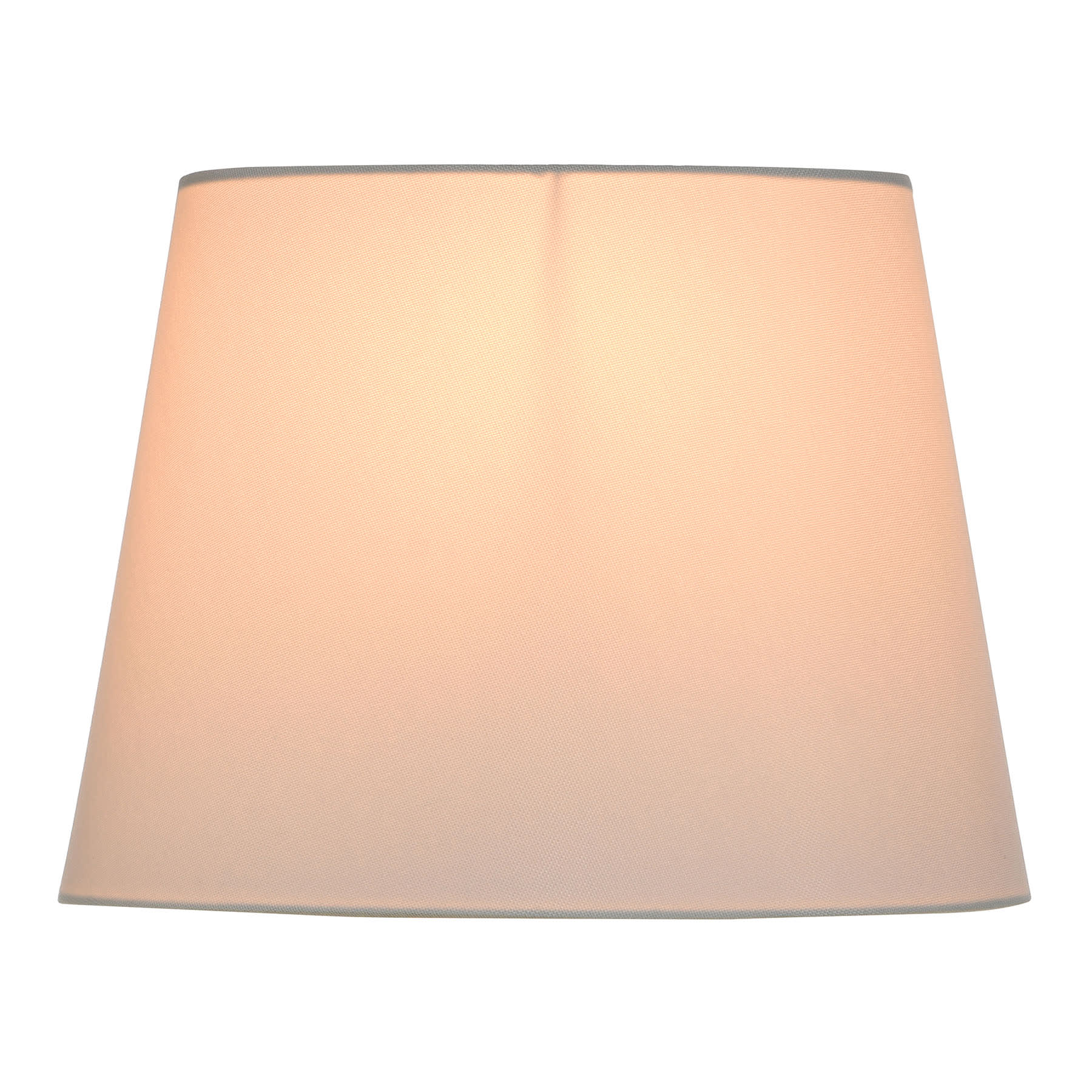White Oval Tapered Small Table Lamp Shade, 12x9x9