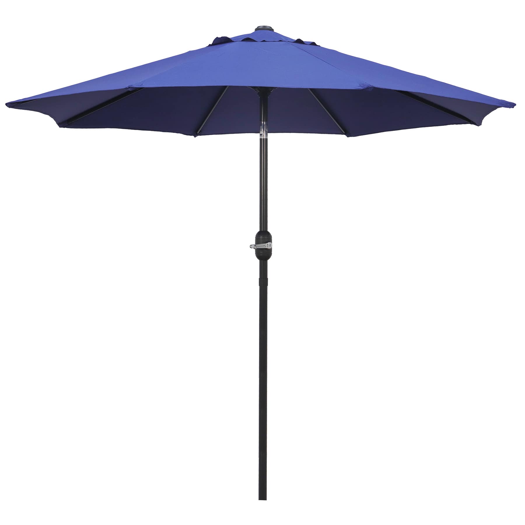 Navy Blue Crank & Tilt Round Patio Umbrella, 7.5'